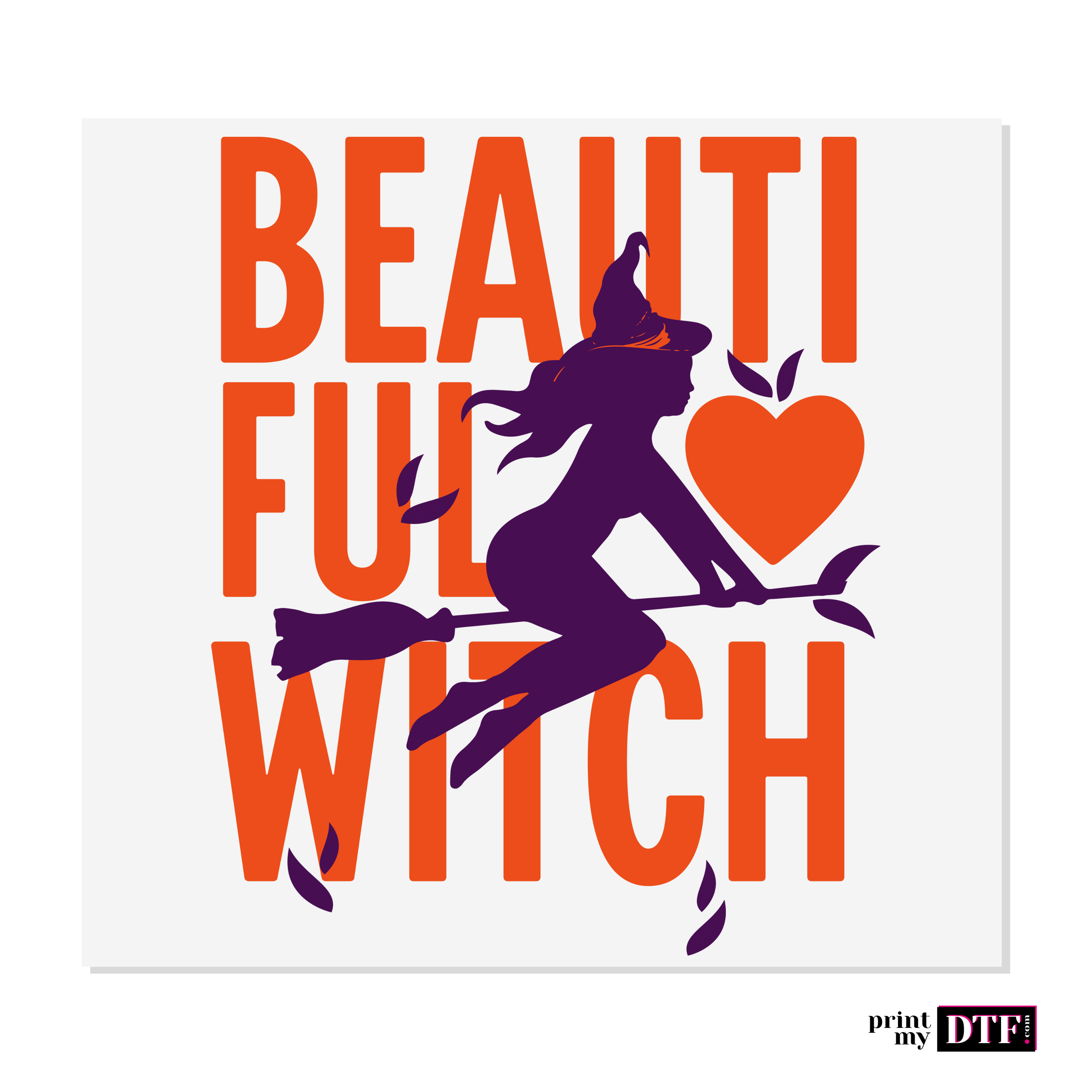 Sticker prêt à poser - Beautiful witch - Sticker UV DTF