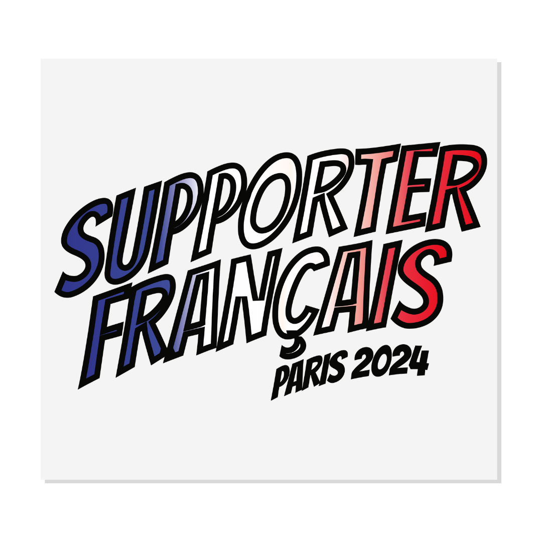 Design prêt à presser - Supporter Français - Transfert DTF