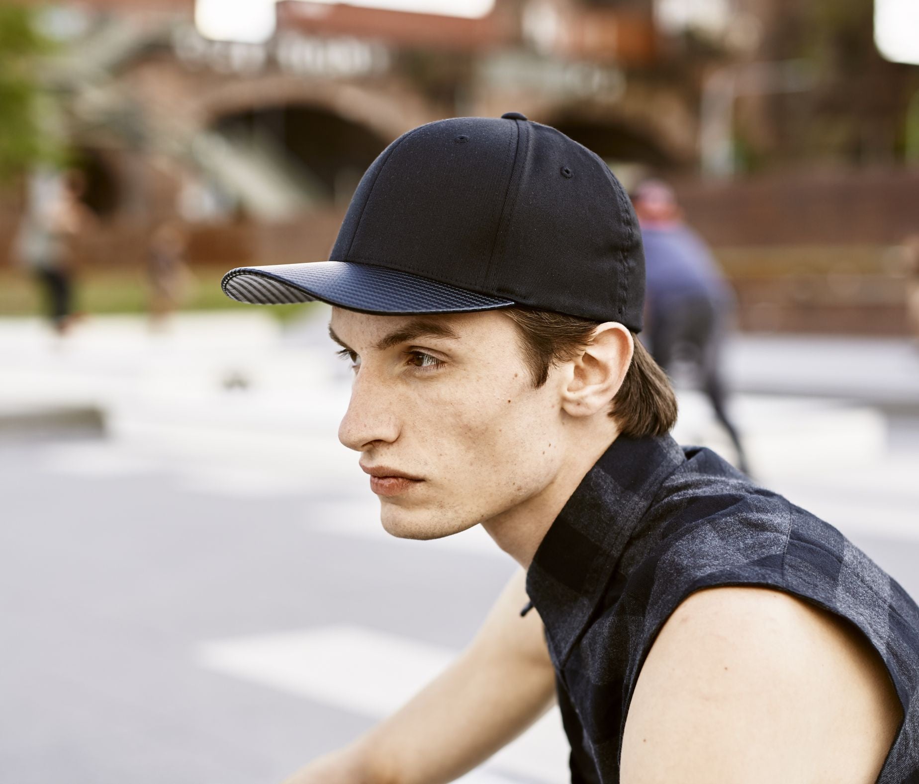 Casquette snapback en carbone - FLEXFIT - #6089CA