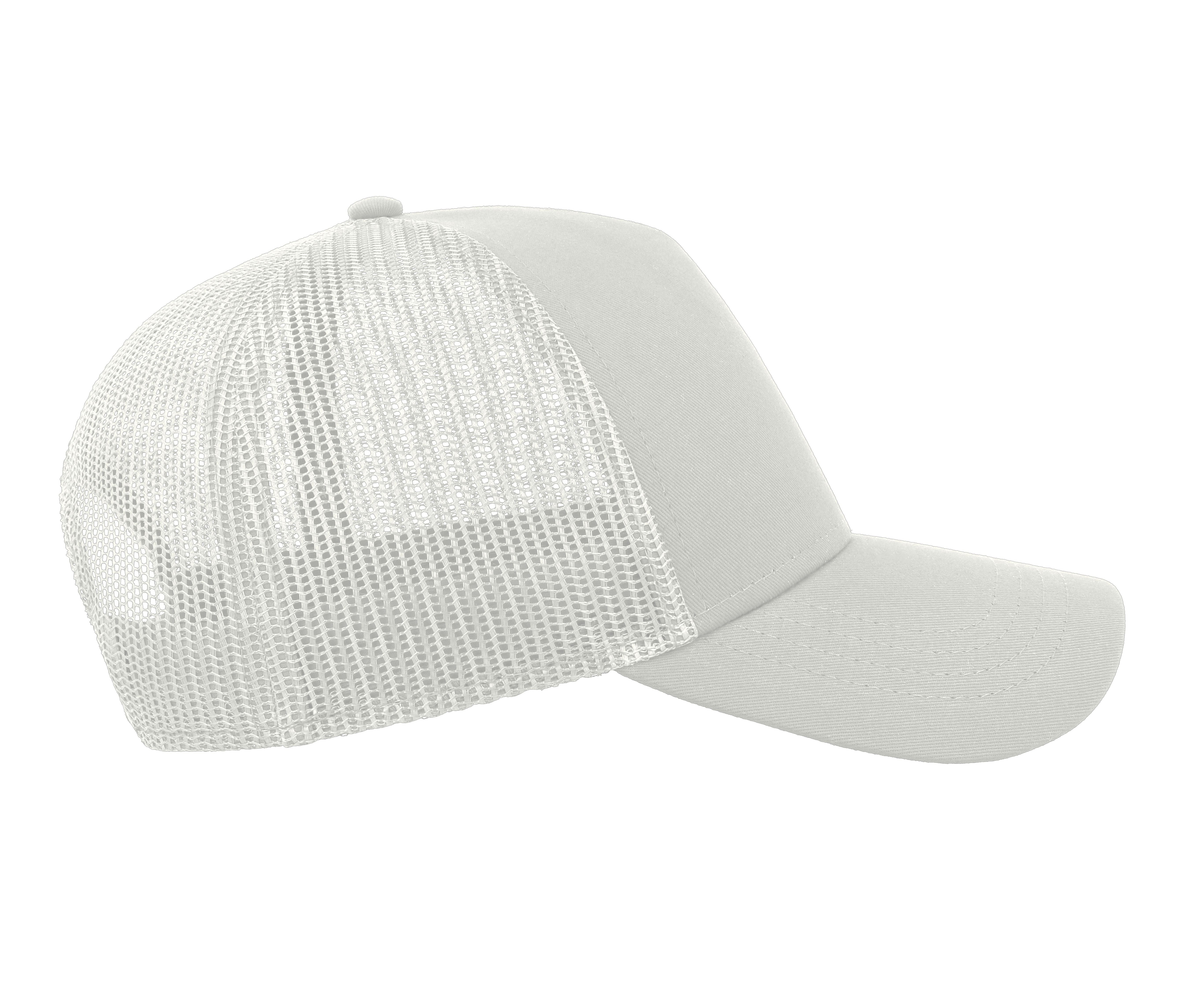 Casquette 5 pans style trucker en coton - ATLANTIS HEADWEAR - #AT085