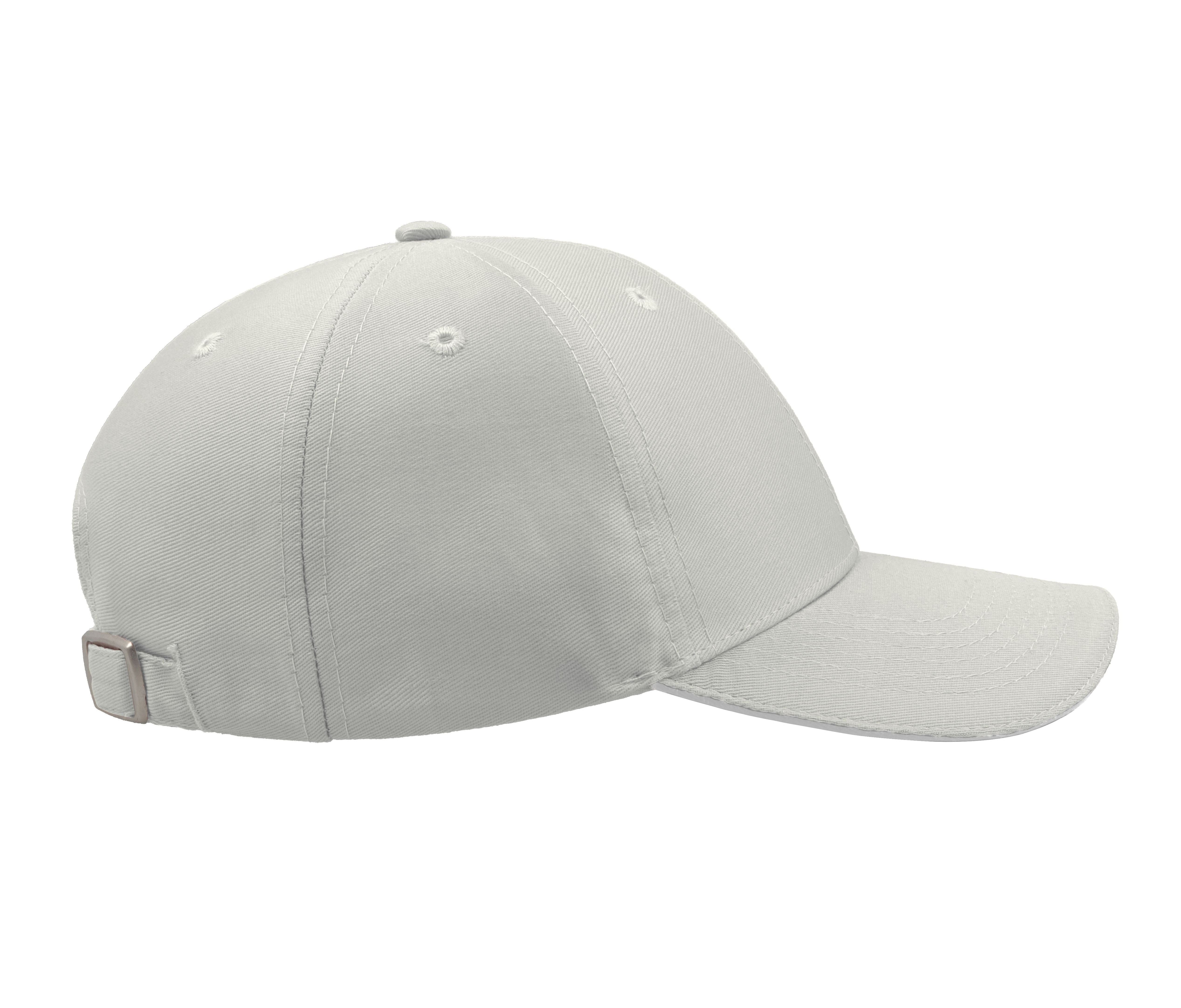 Casquette 6 pans visière sandwich - ATLANTIS HEADWEAR - #AT094