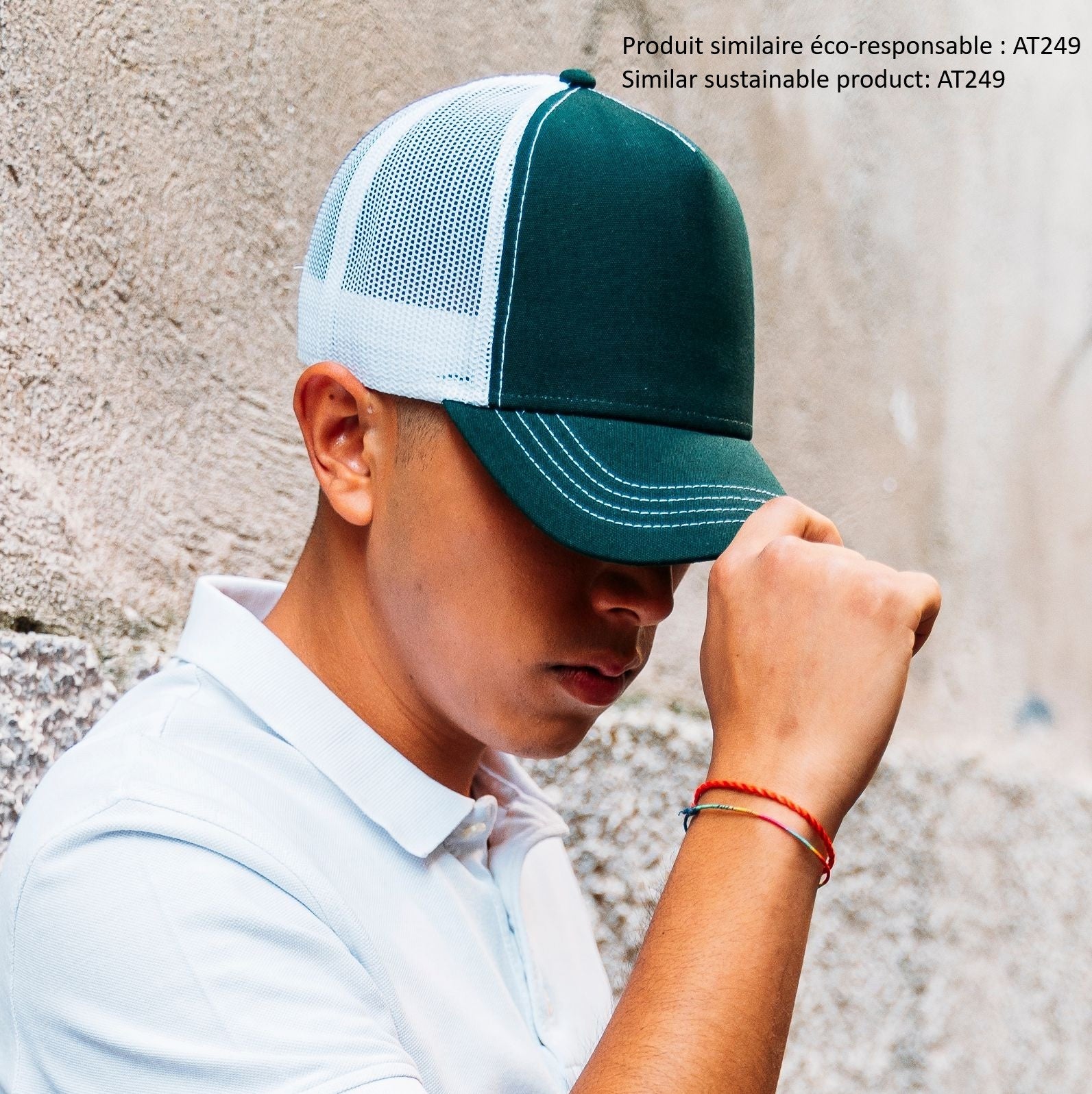 Casquette Rapper en coton canvas - ATLANTIS HEADWEAR - #AT180