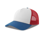 Casquette 5 pans style trucker en coton - ATLANTIS HEADWEAR - #AT228