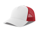 Casquette 5 pans style trucker en coton - ATLANTIS HEADWEAR - #AT228