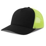 Casquette 5 pans style trucker en coton - ATLANTIS HEADWEAR - #AT228