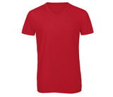 Tee-shirt col V homme Tri-blend - B&C - #BC057