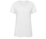 Tee-shirt col V femme Tri-blend - B&C - #BC058