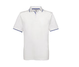 Polo coton col et manches contrastés - B&C - #BC430