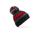 Bonnet rayé avec pompon - BEECHFIELD - #BF392