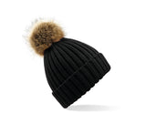 Bonnet grosse maille Pop Pom - BEECHFIELD - #BF412