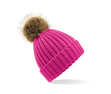 Bonnet grosse maille Pop Pom - BEECHFIELD - #BF412
