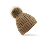 Bonnet grosse maille Pop Pom - BEECHFIELD - #BF412