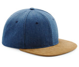 Casquette avec visière effet daim - BEECHFIELD - #BF668