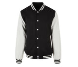 Veste baseball en simili cuir - BUILD YOUR BRAND - #BY269
