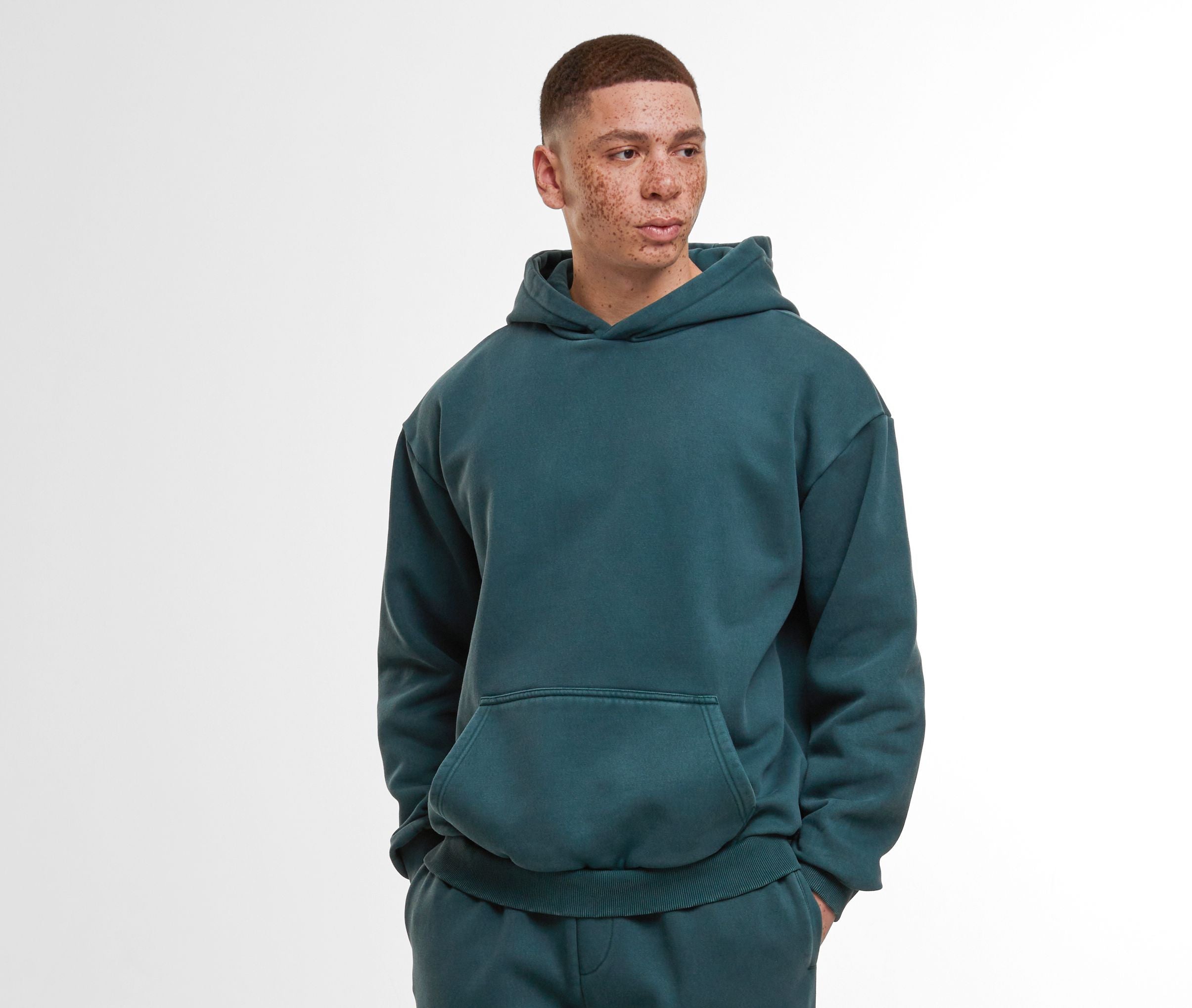 Sweat à capuche lourd délavé - BUILD YOUR BRAND - #BY294