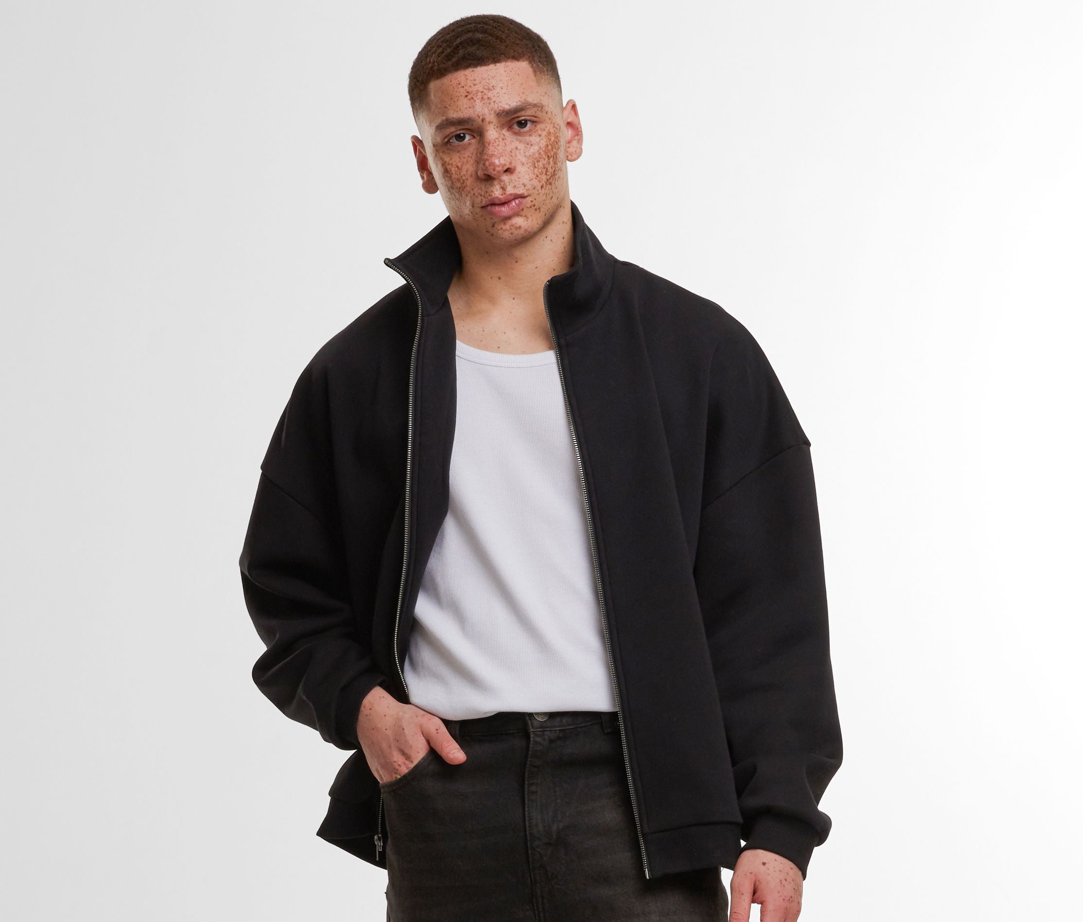 Veste zippée oversize - BUILD YOUR BRAND - #BY422