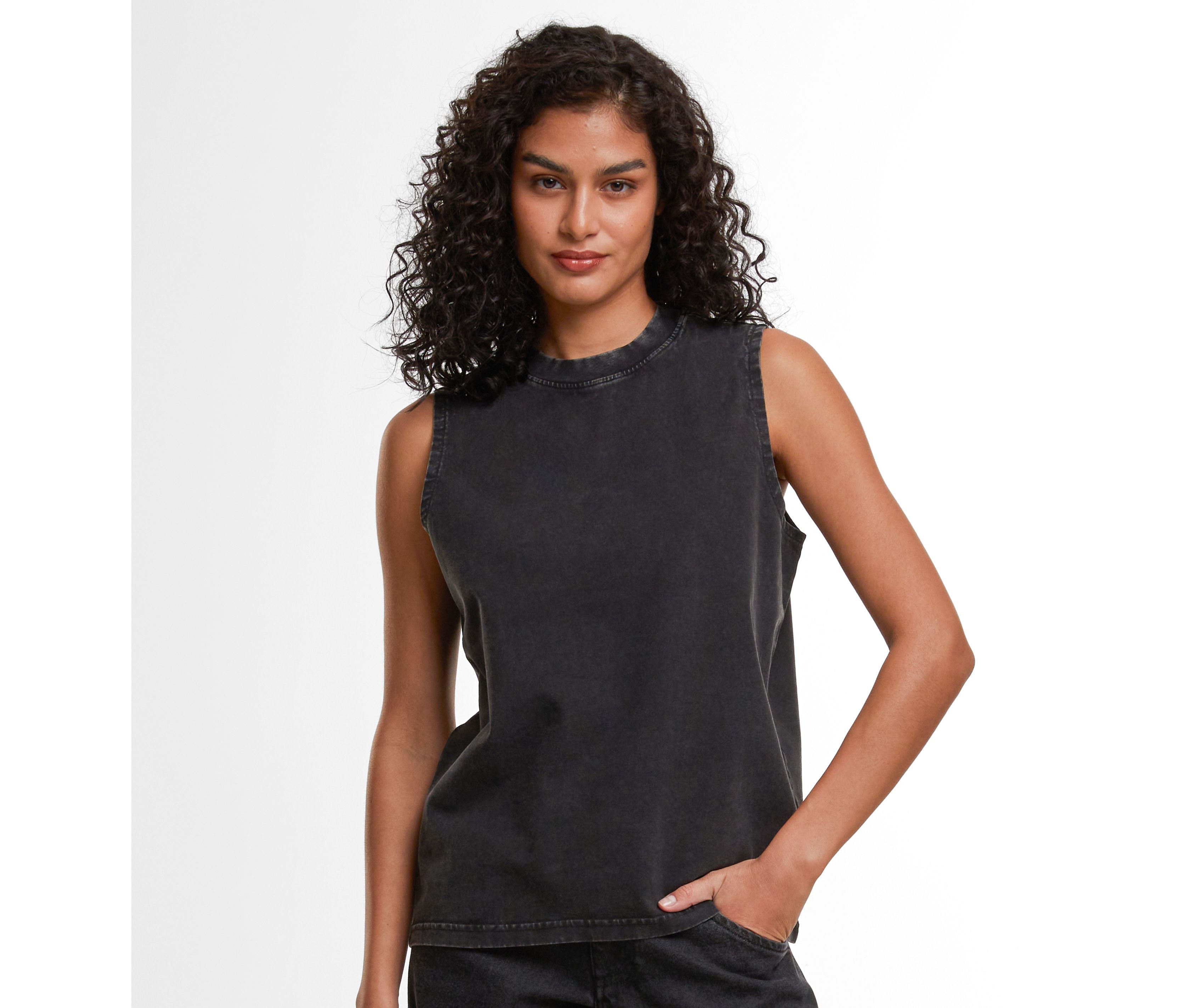 Débardeur femme vintage - BUILD YOUR BRAND - #BY429