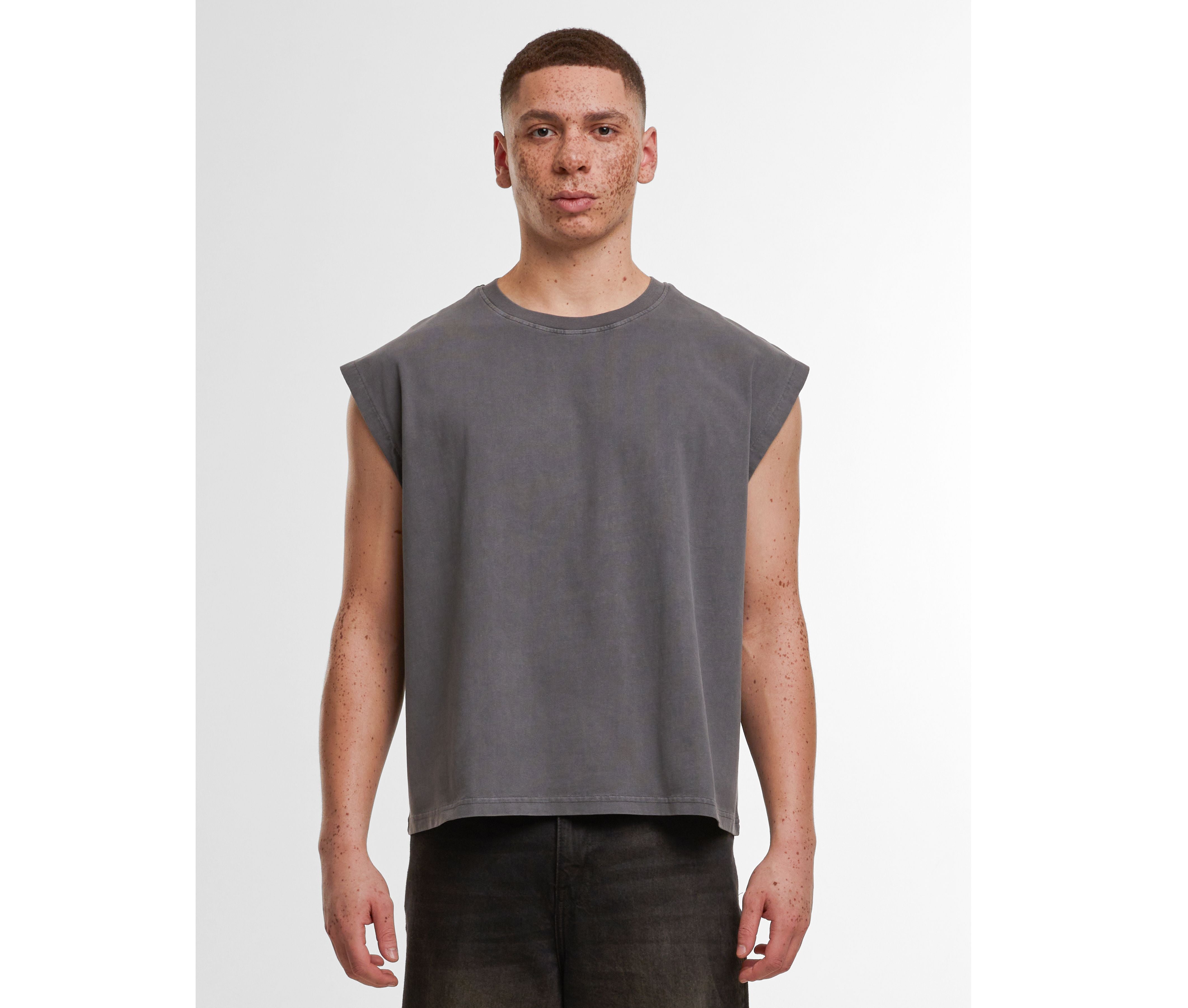 Tee-shirt sans manche vintage - BUILD YOUR BRAND - #BY436