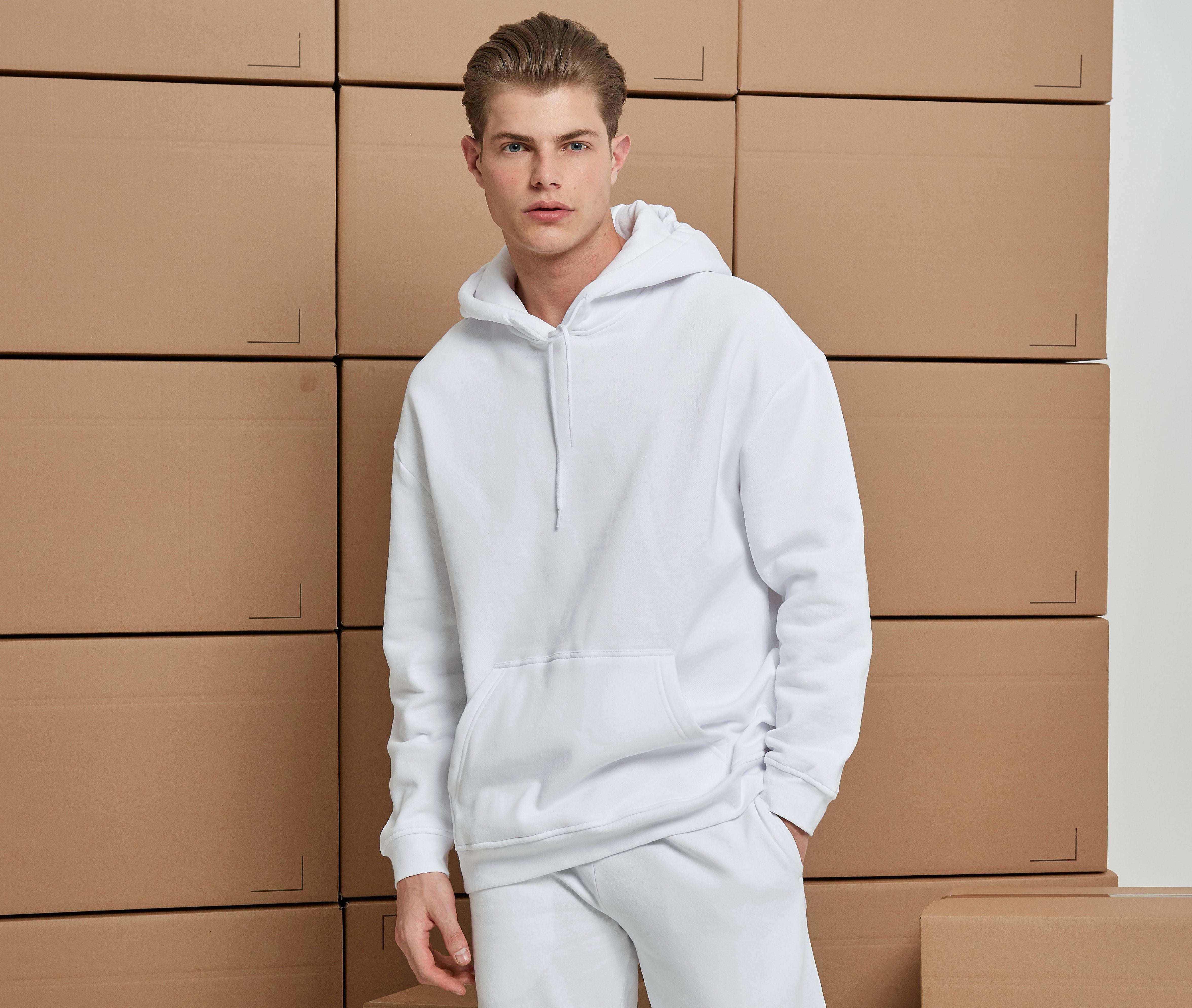 Sweat capuche ample - BUILD YOUR BRAND - #BYB006