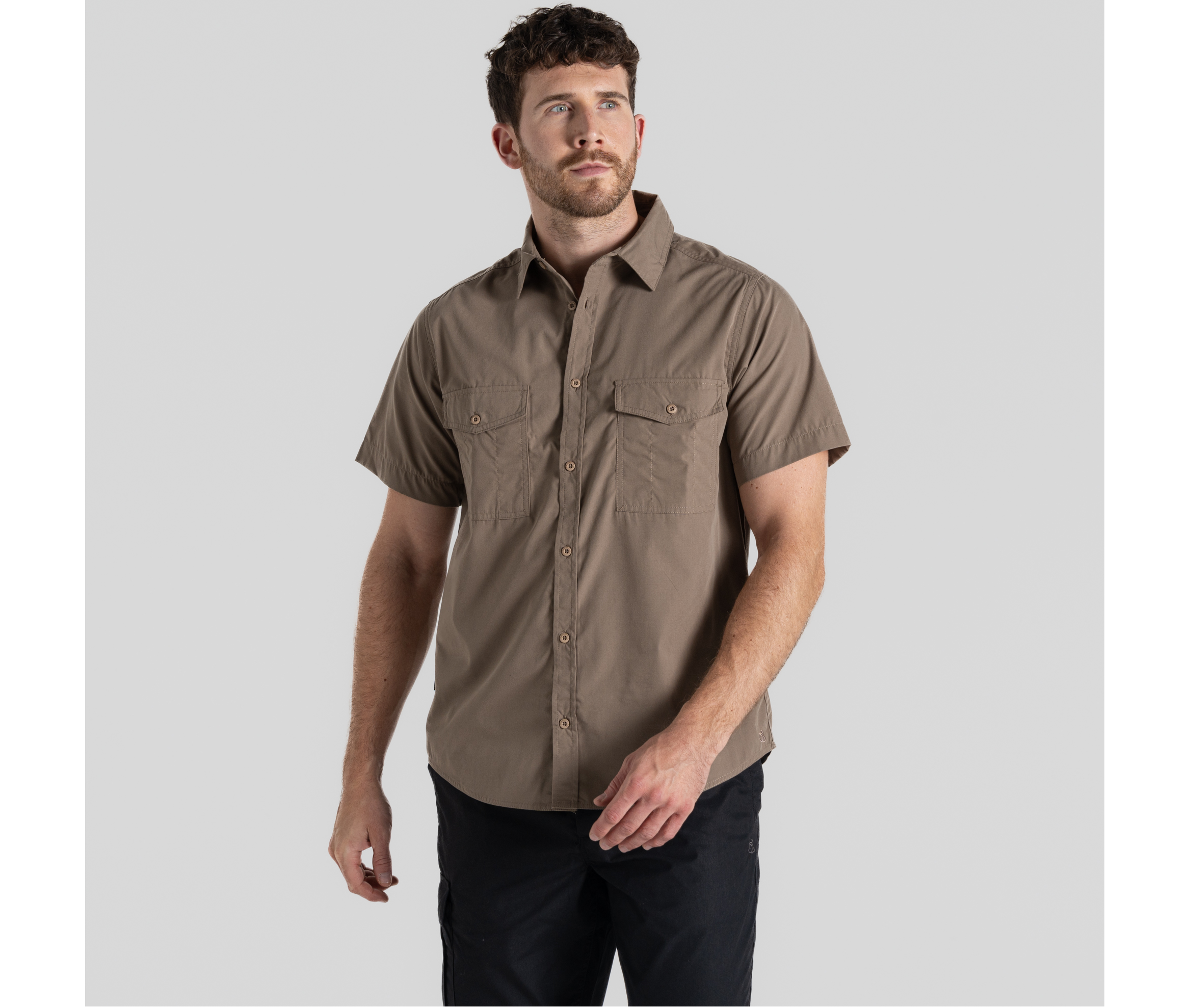 Chemise manches courtes en polyester recyclé - CRAGHOPPERS - #CES003