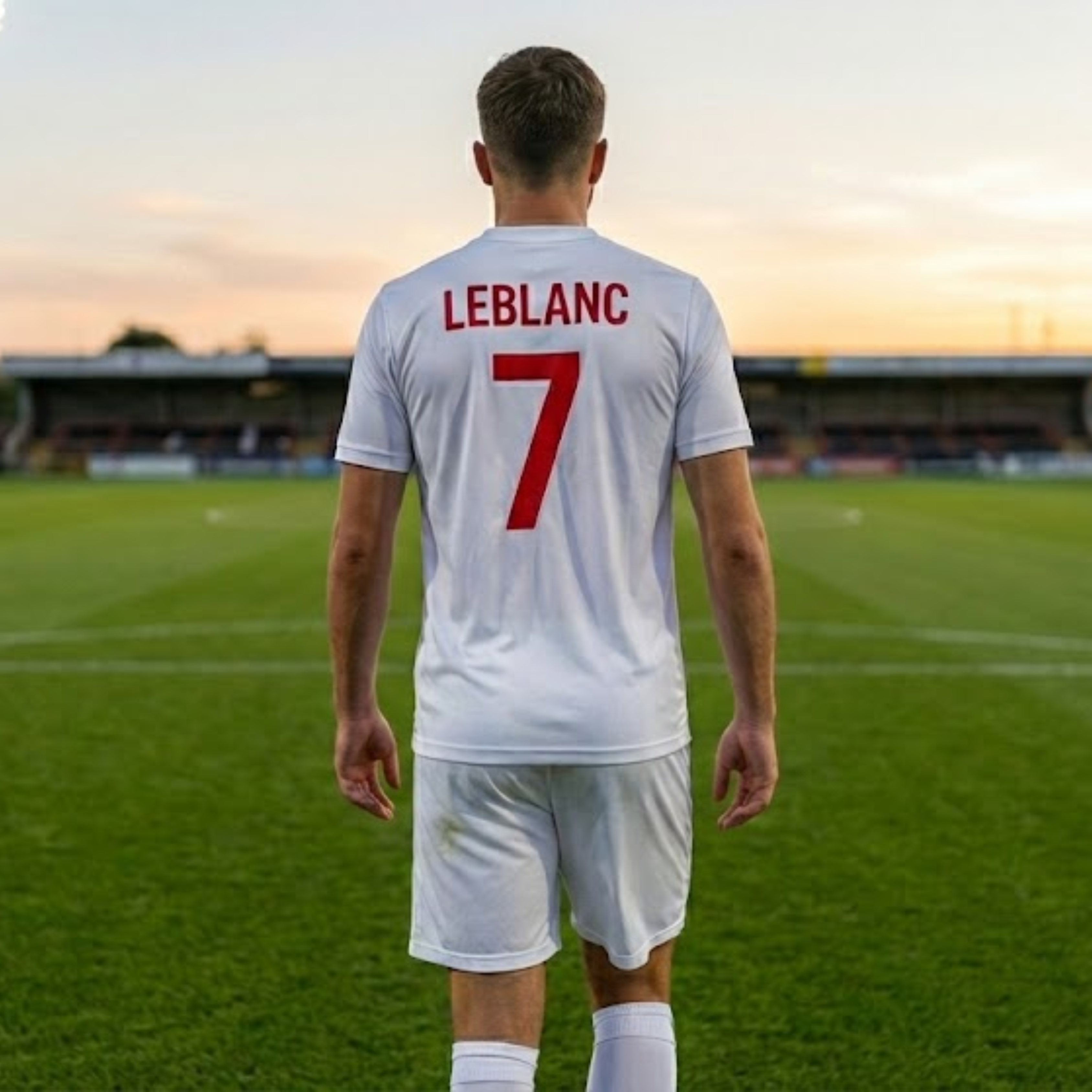 Maillot de foot personnalisé avec transfert de sublimation