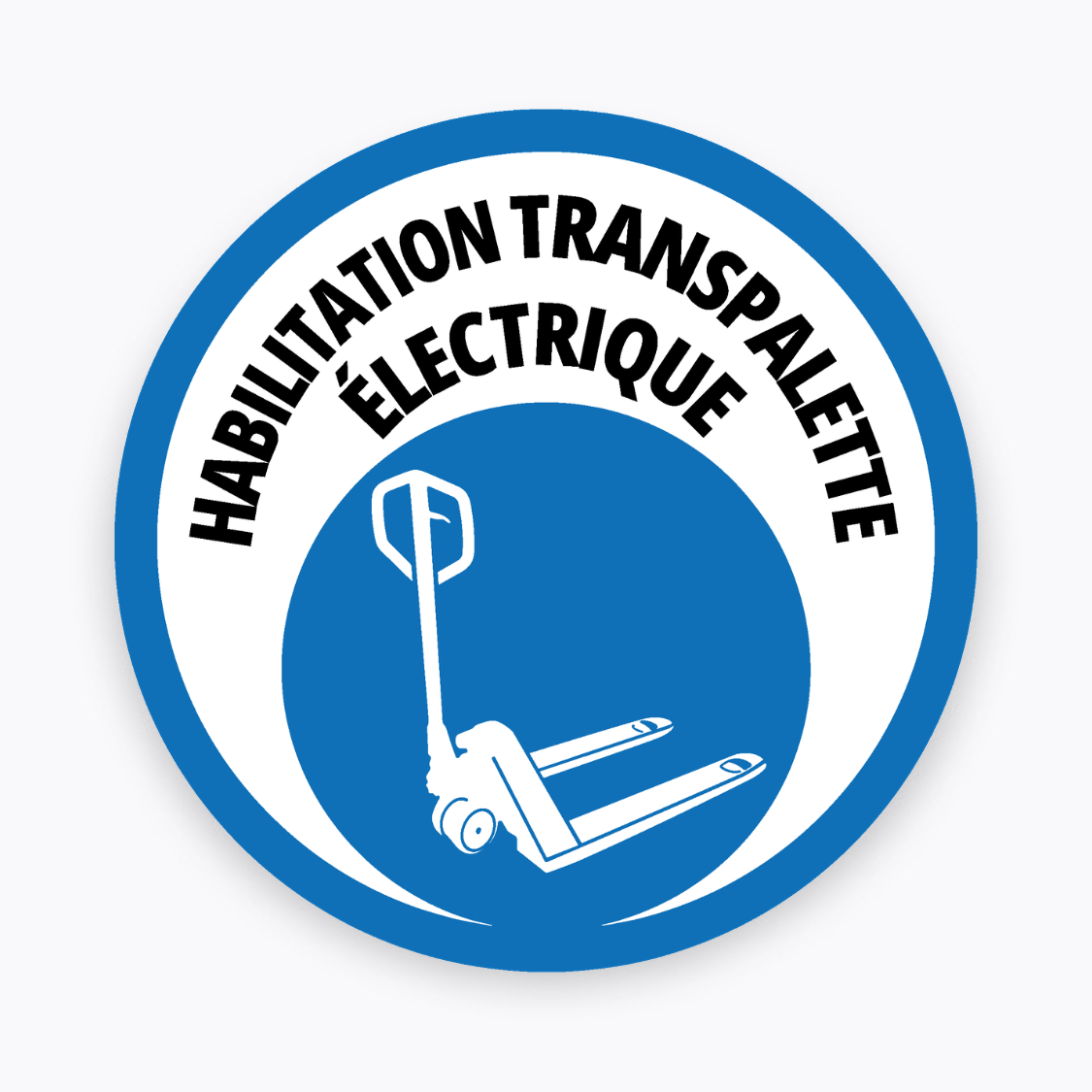 Écusson Habilitation Transpalette électrique