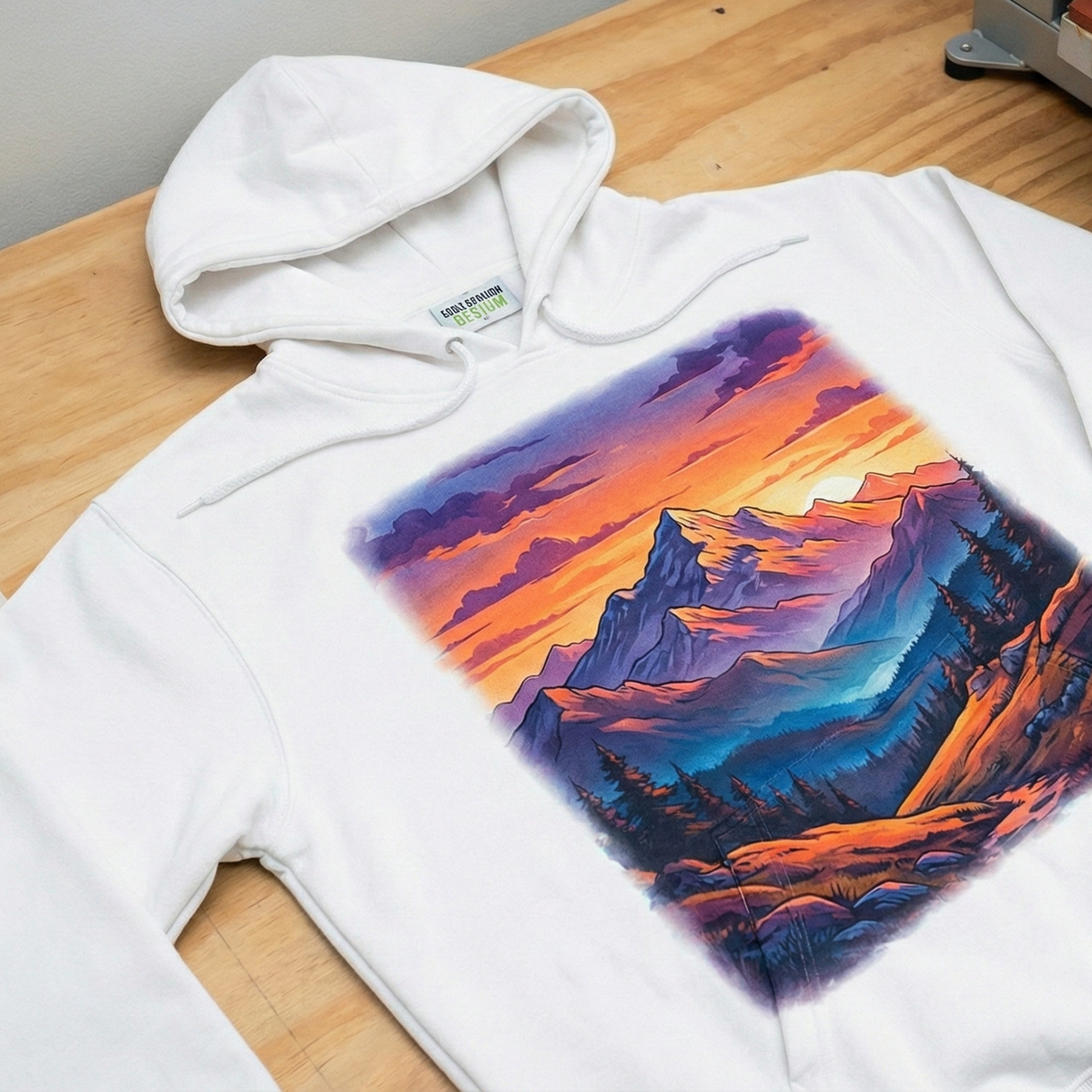 Sweat personnalisé avec transfert de sublimation