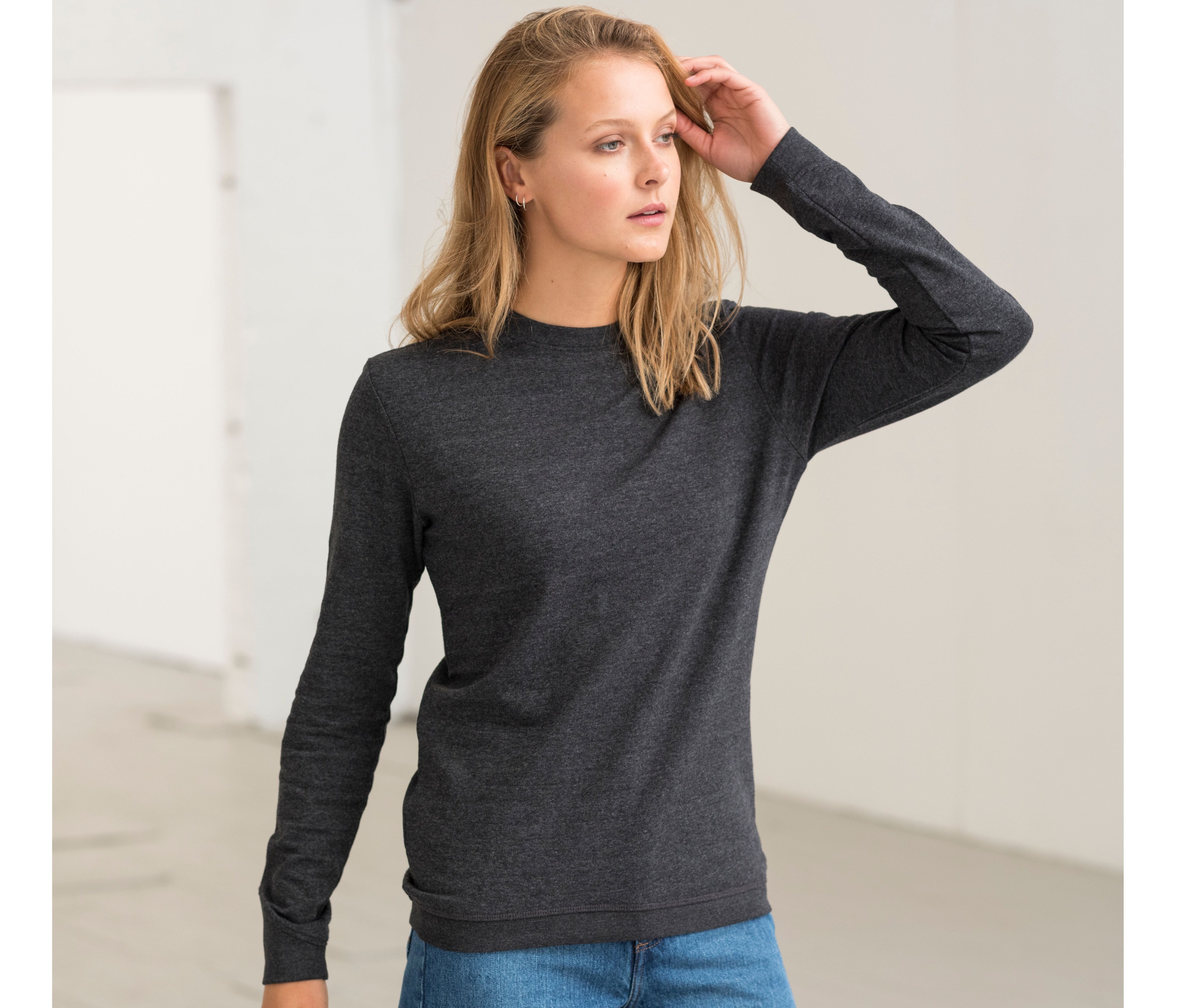 Sweat unisexe en coton régénéré - ECOLOGIE - #EA030