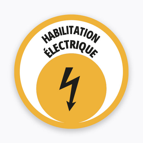 Écusson Habilitation Électrique