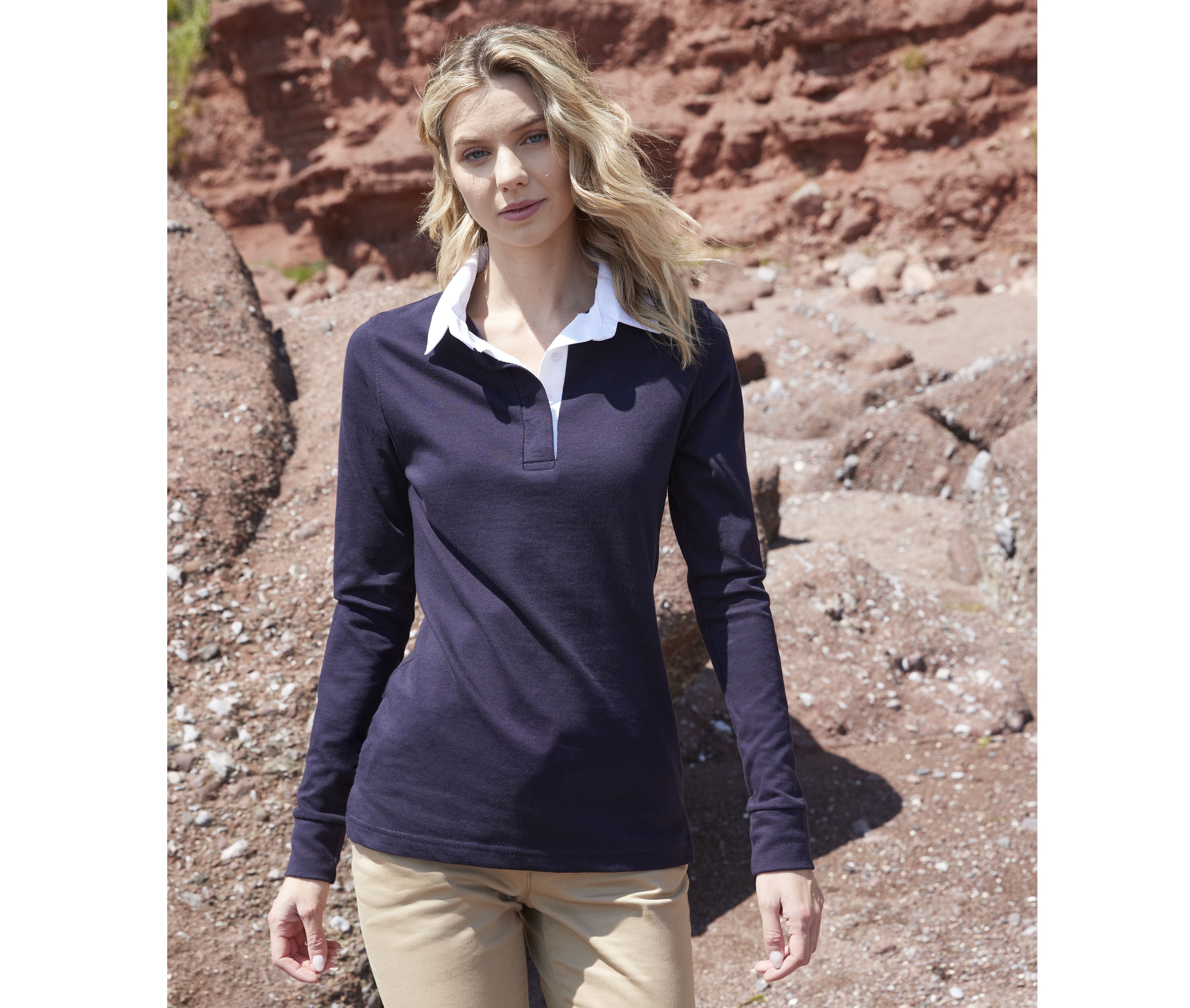Polo rugby femme - FRONT ROW - #FR101