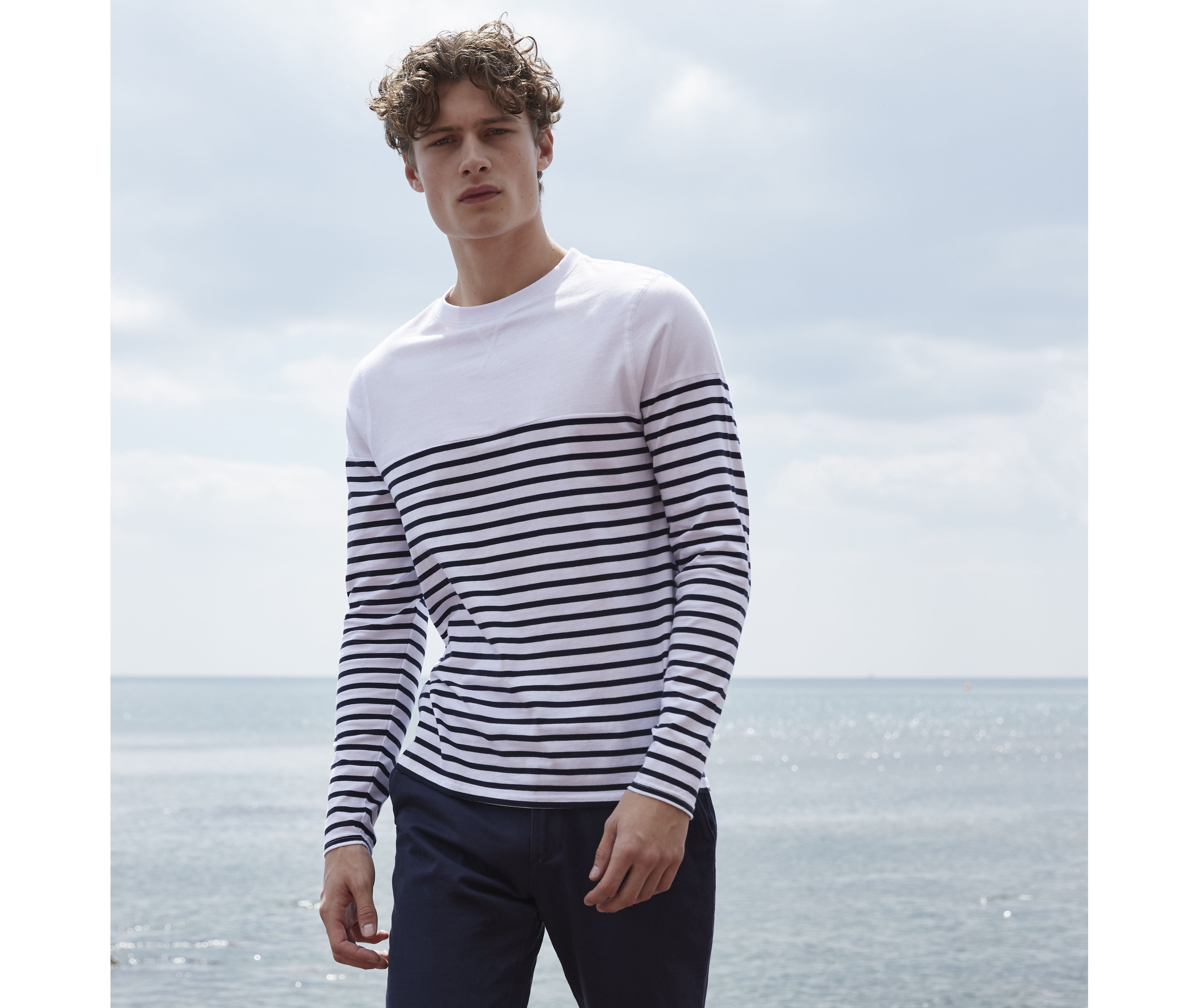 Tee-shirt marinière - FRONT ROW - #FR134