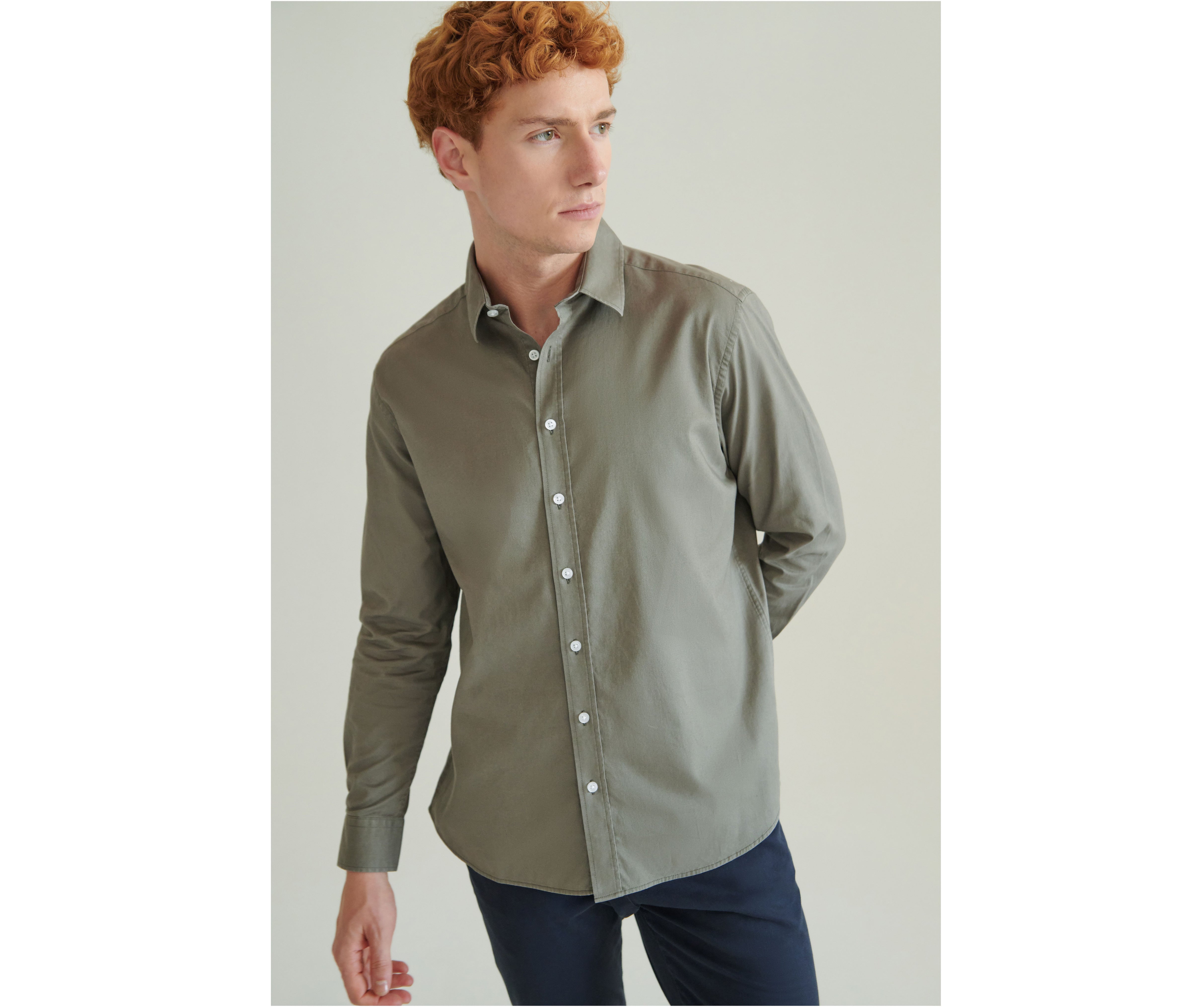 Chemise décontractée homme - FRONT ROW - #FR504