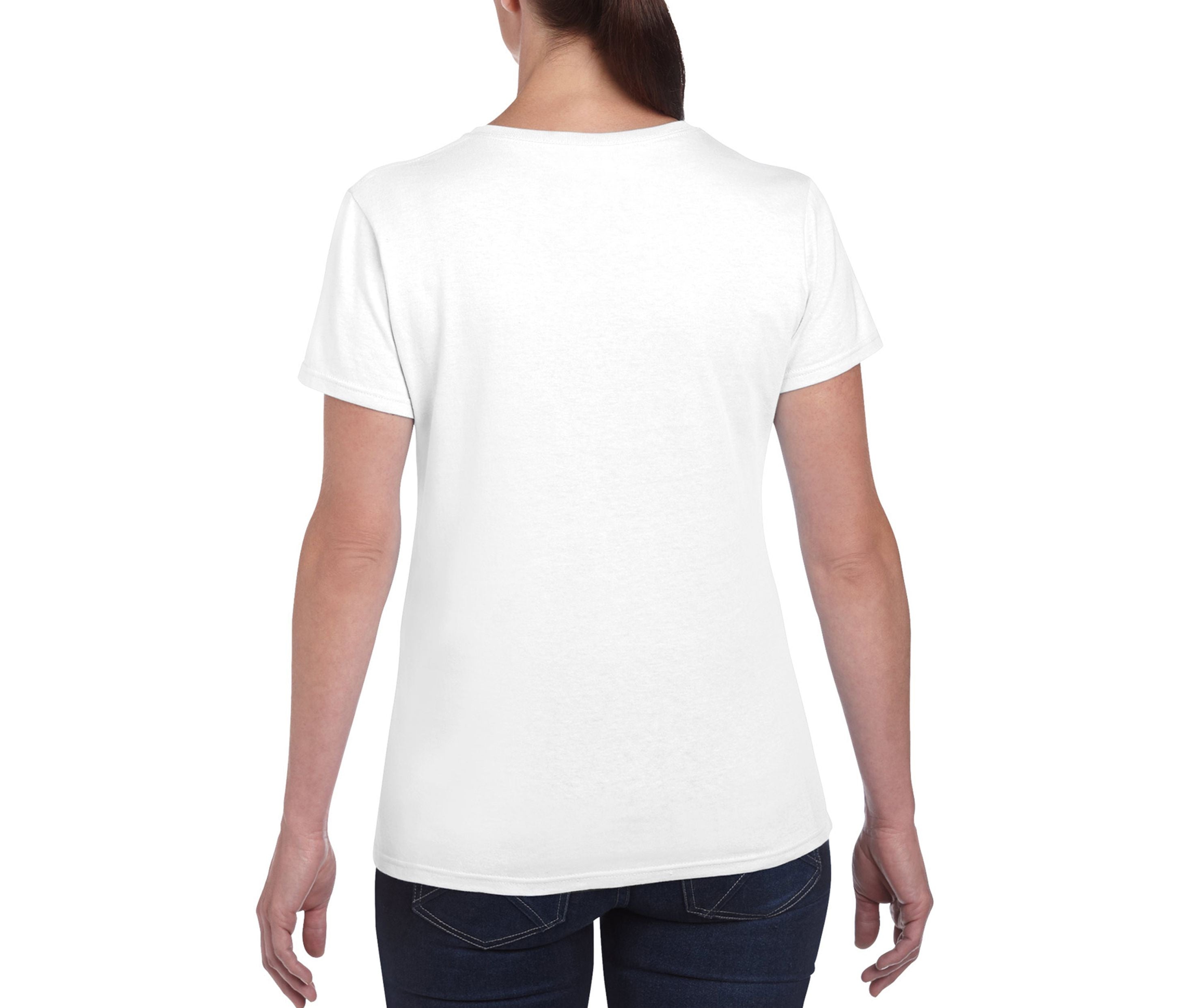 Tee-shirt col rond 180 femme - GILDAN - #GN182