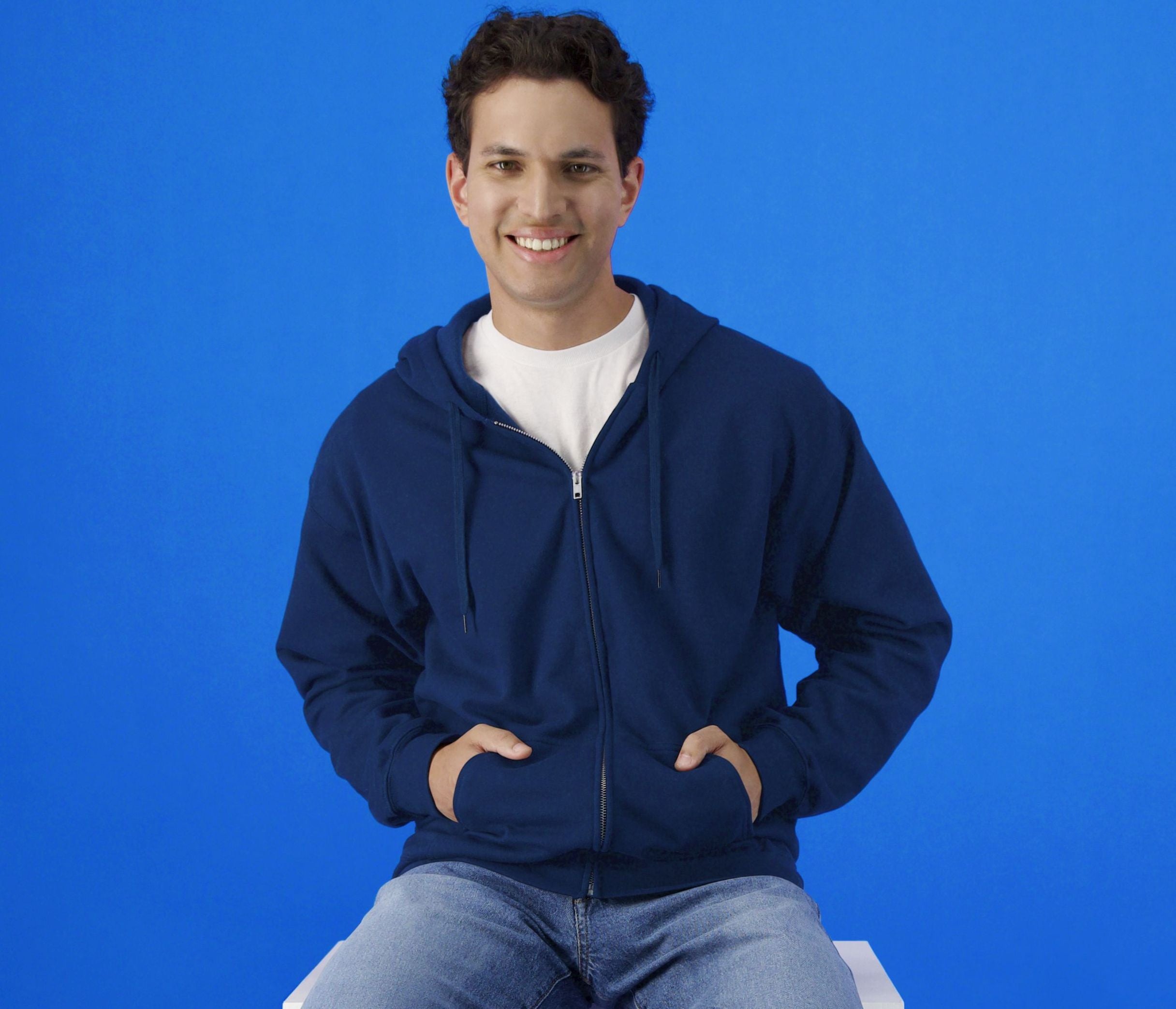 Sweat à capuche zippé unisexe - GILDAN - #GNSF60