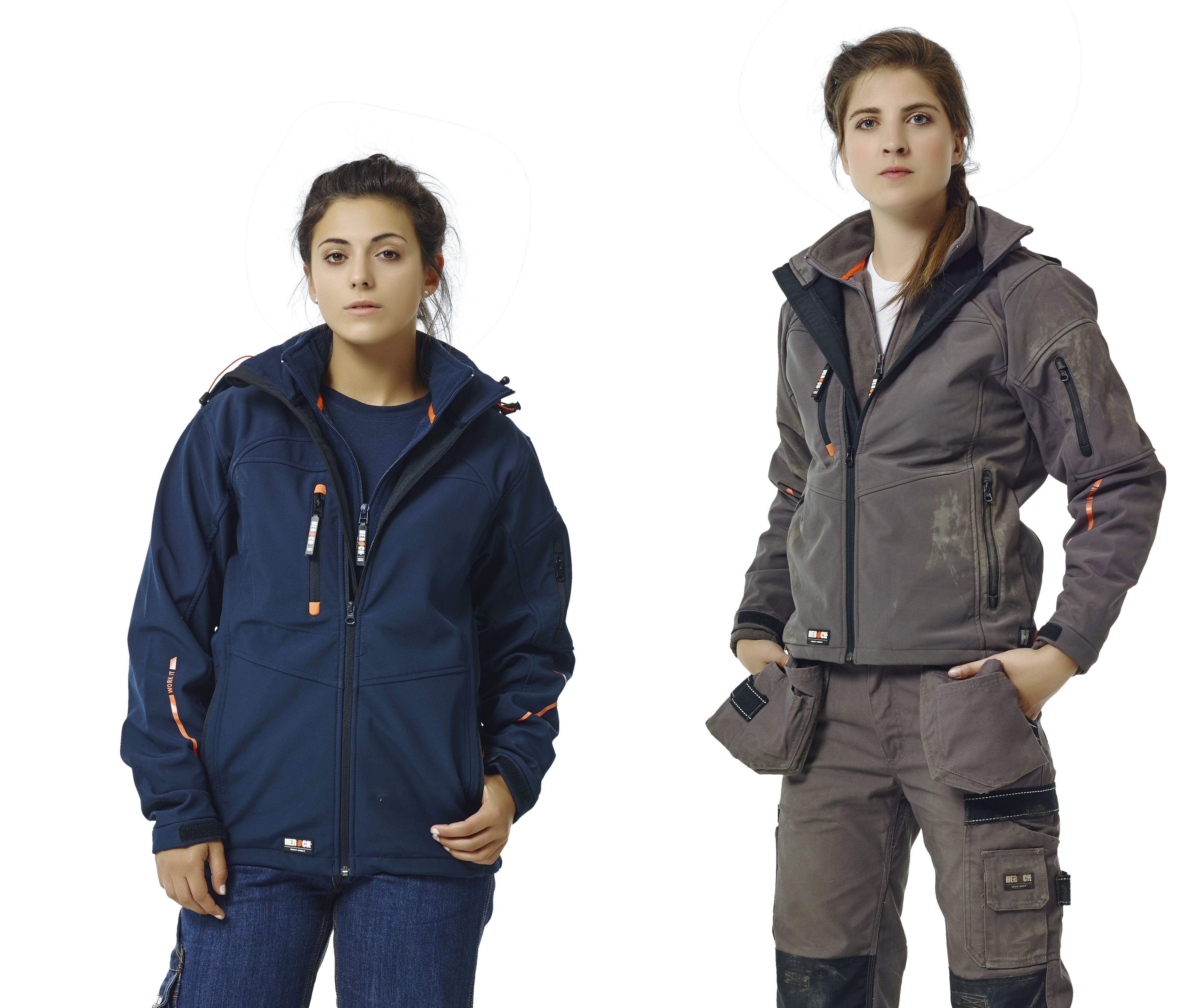Veste Softshell 3 couches à capuche - HEROCK - #HK150
