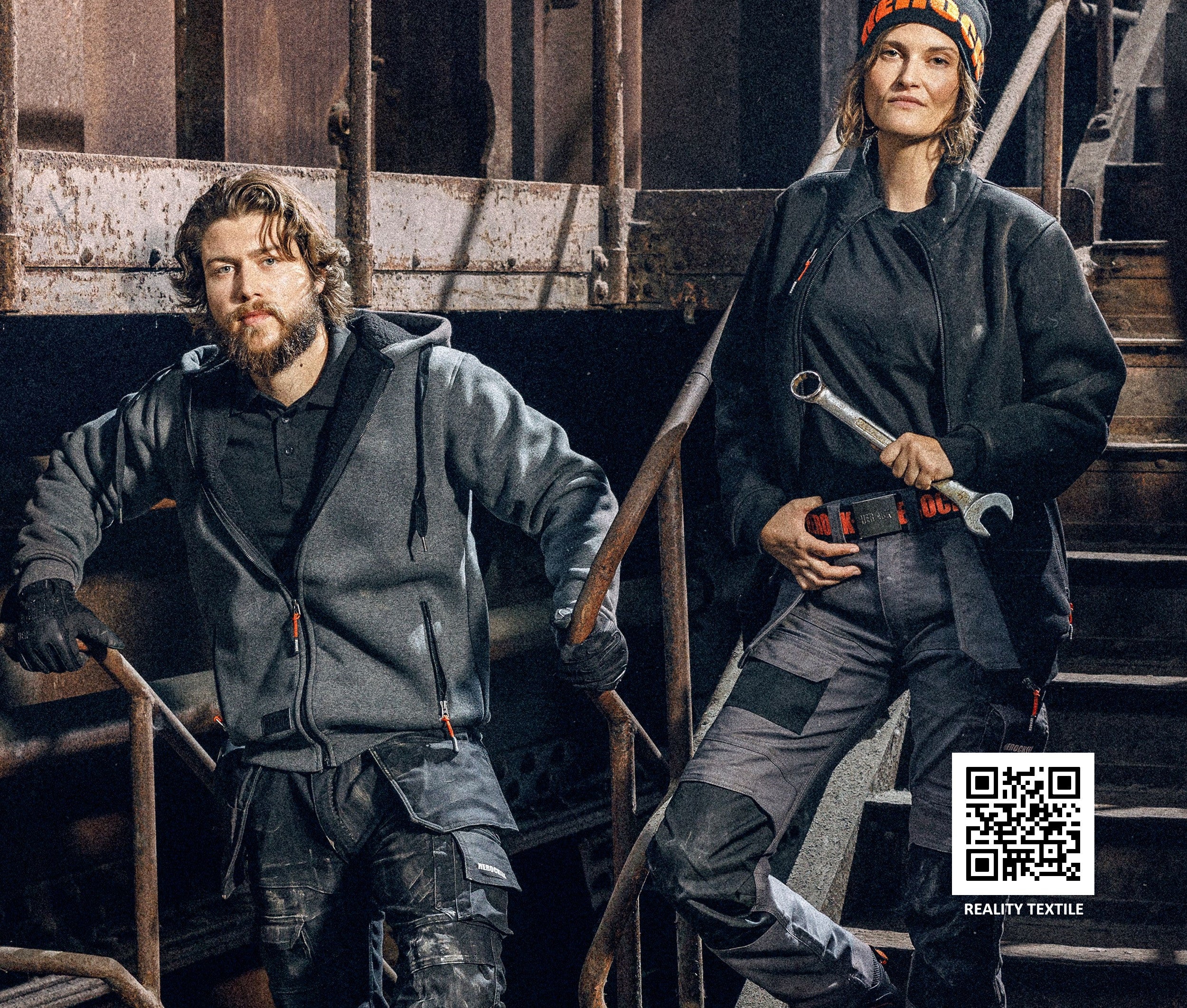 Sweat zippé à capuche déperlant - HEROCK - #HK370