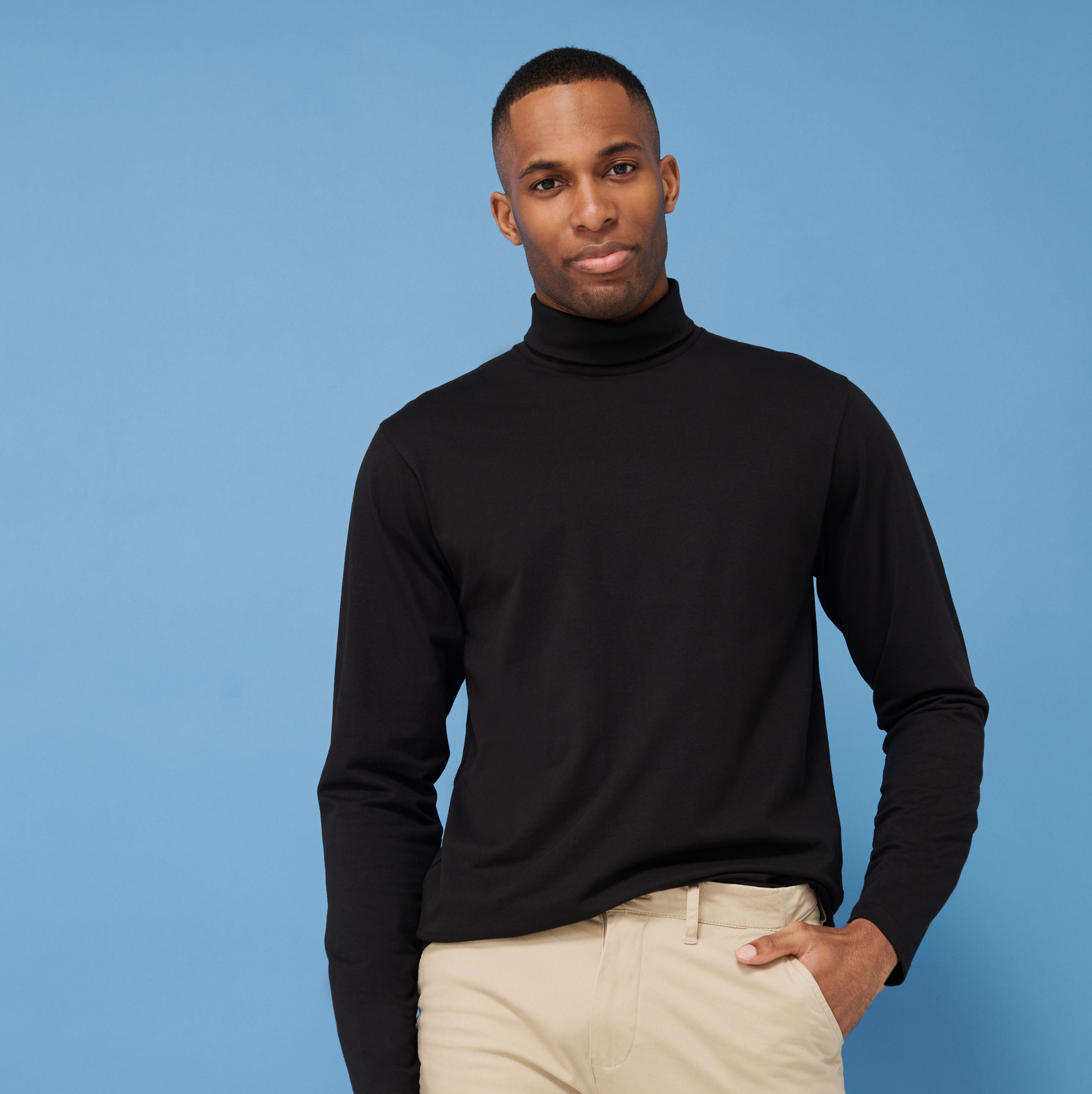 Tee-shirt col roulé - HENBURY - #HY020