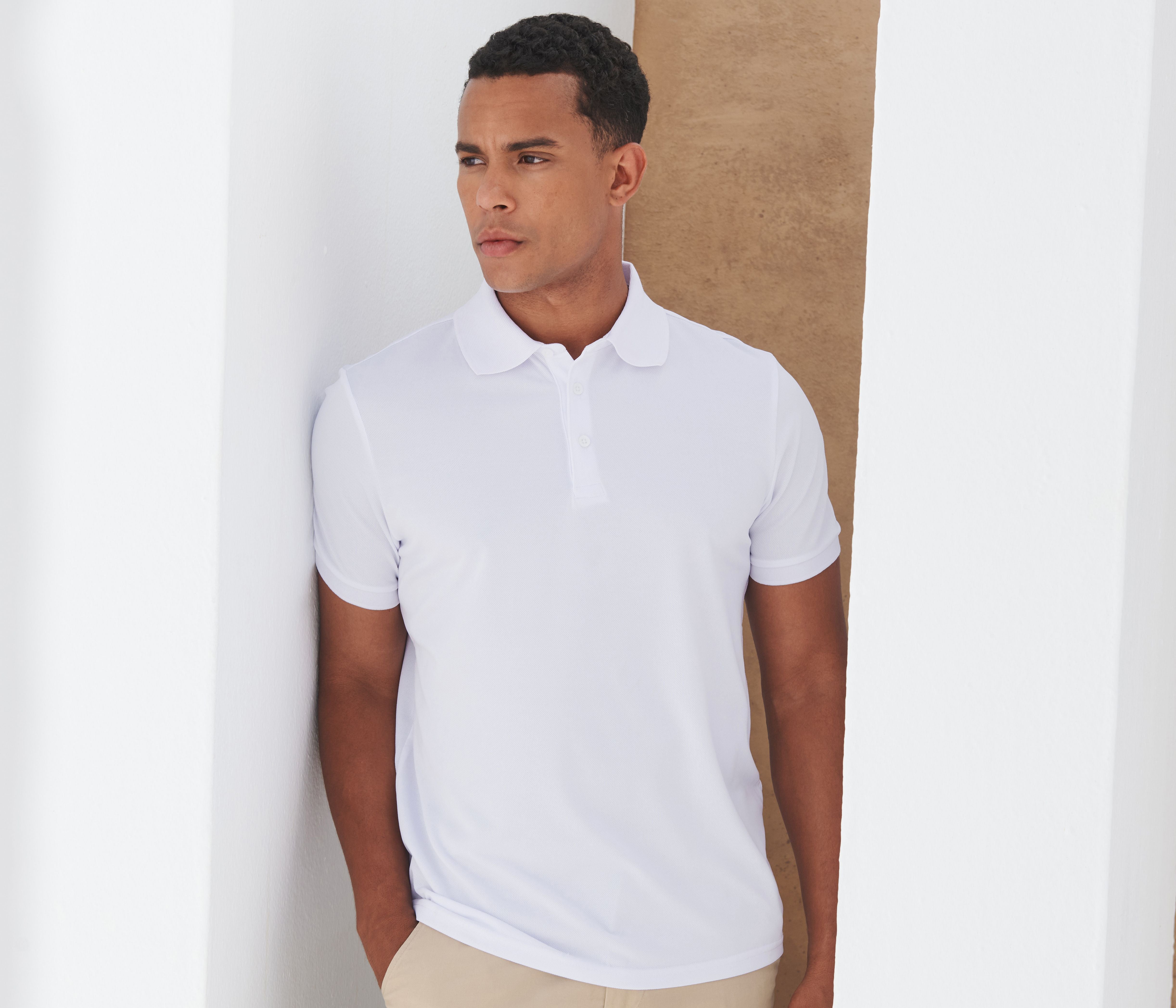 Polo homme en polyester recyclé - HENBURY - #HY465