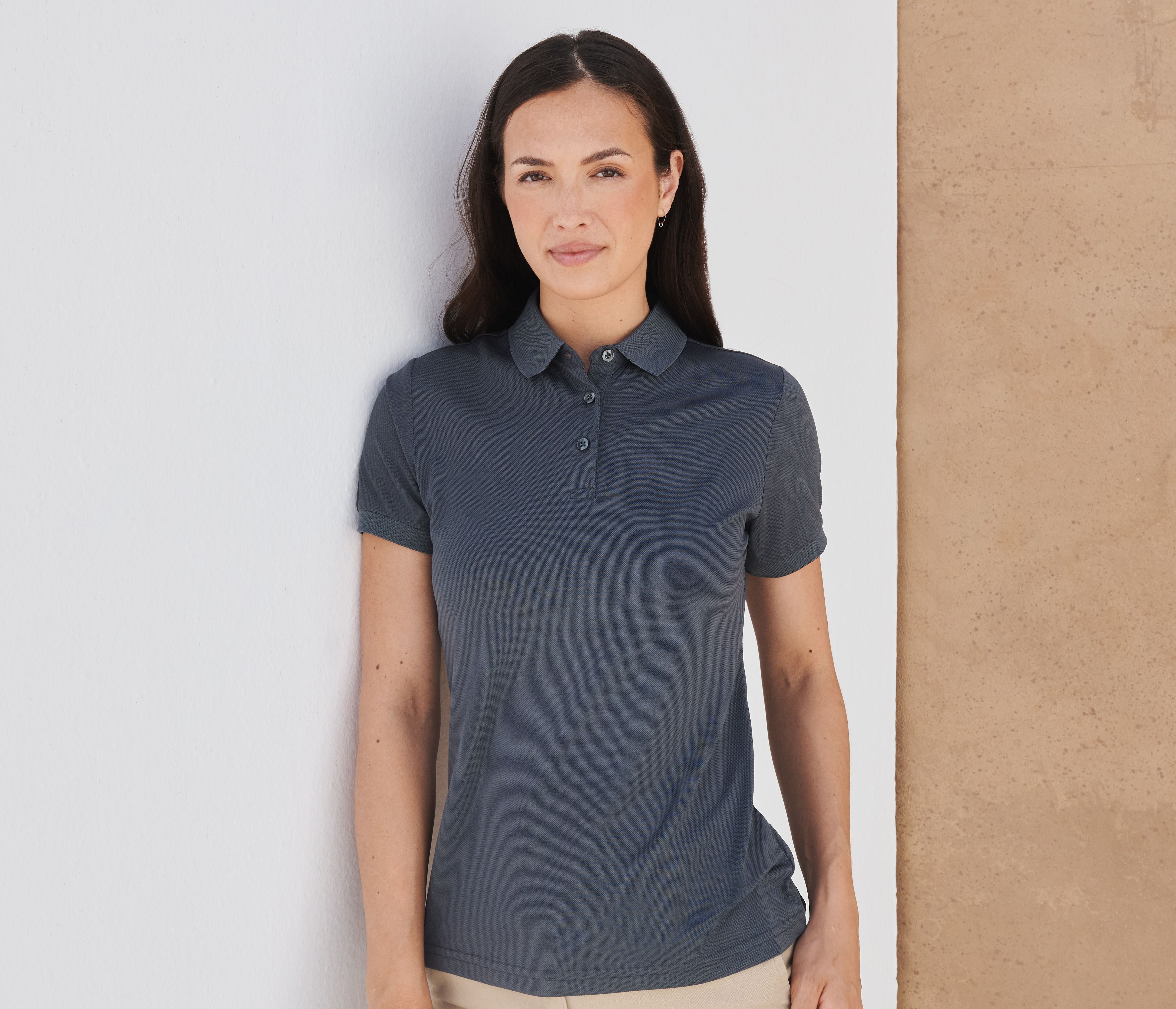 Polo femme en polyester recyclé - HENBURY - #HY466