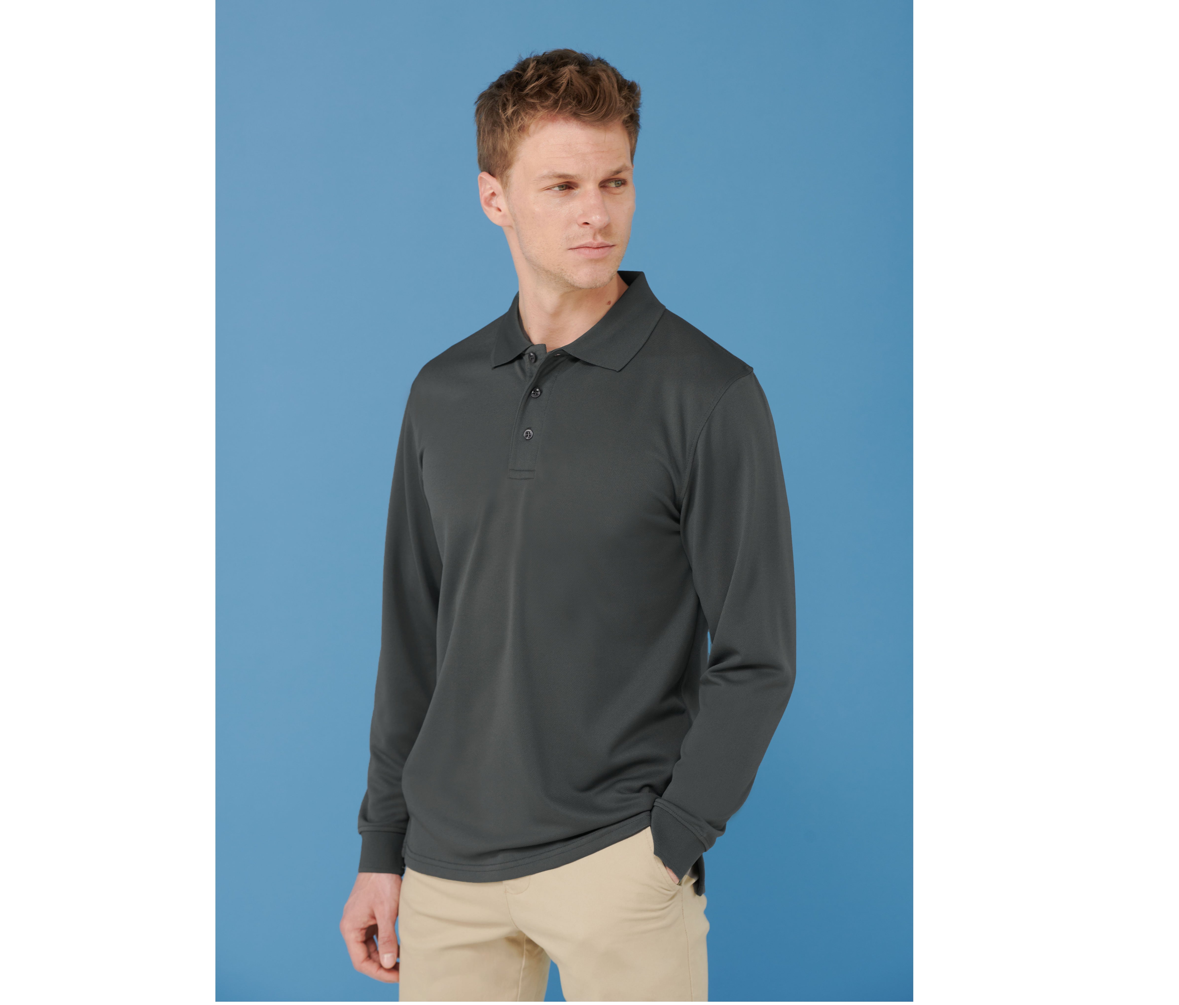 Polo unisexe manches longues - HENBURY - #HY478