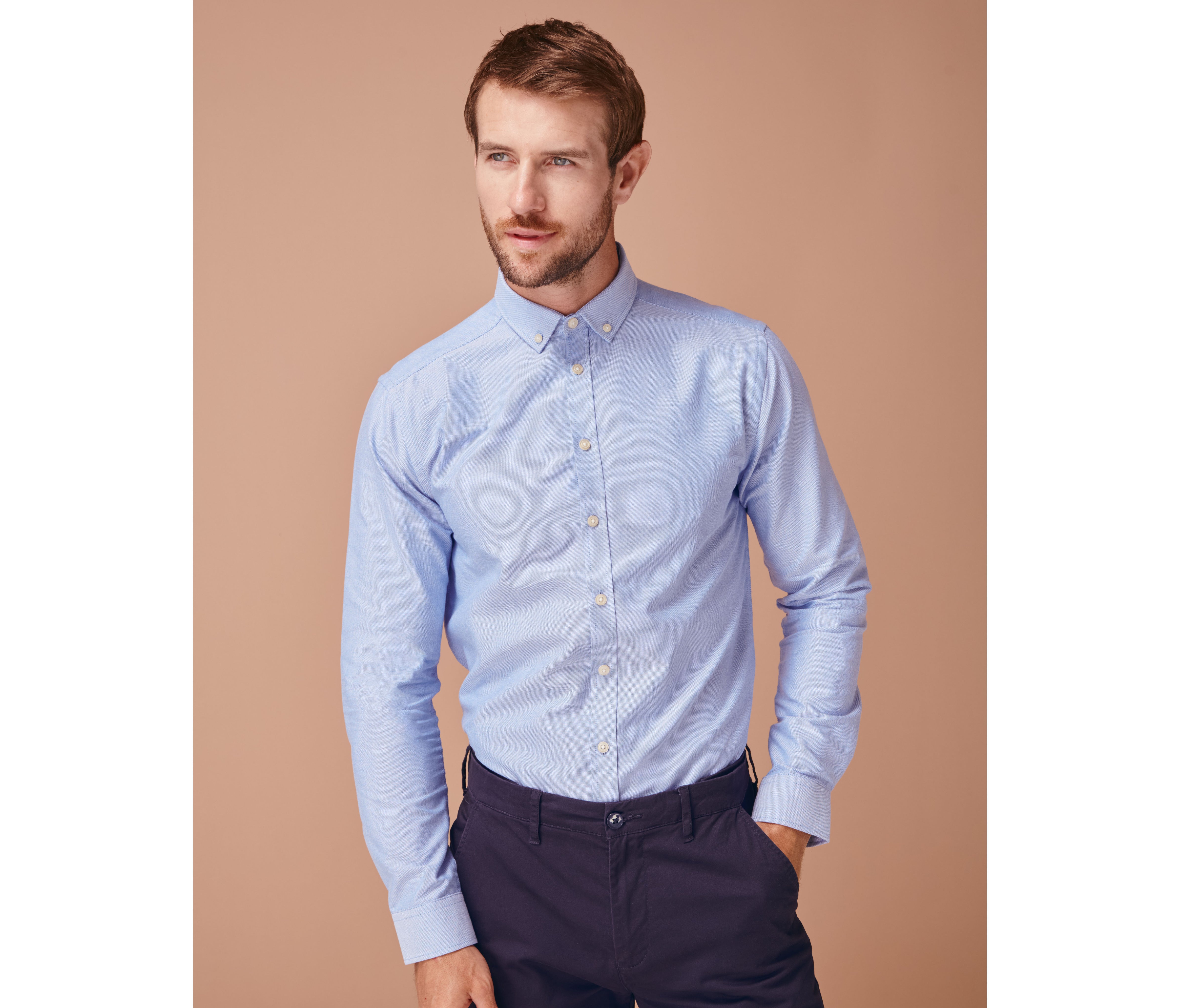 Chemise Oxford & slim homme - HENBURY - #HY512S