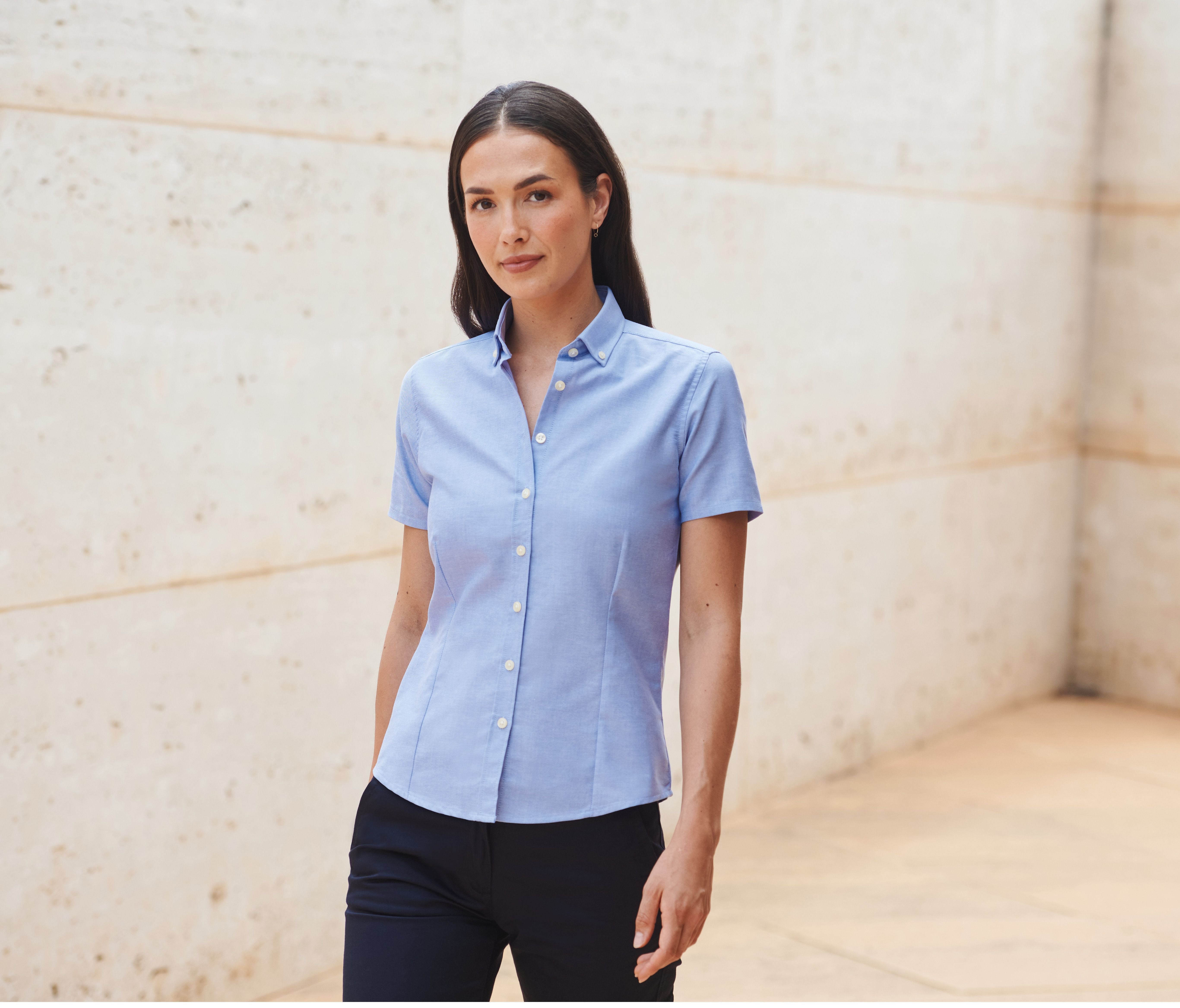 Chemisette Oxford femme - HENBURY - #HY518R