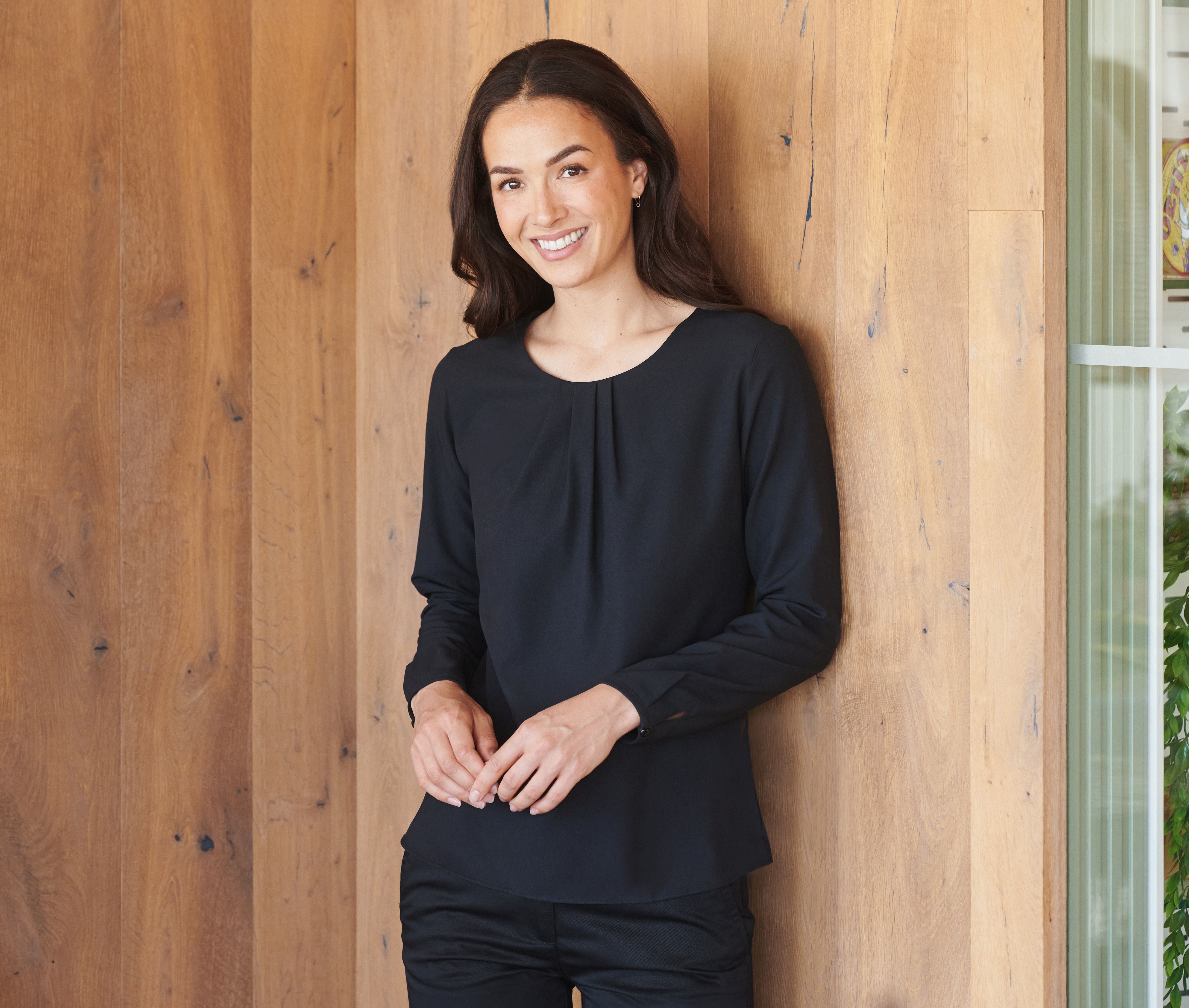 Blouse femme manches longues - HENBURY - #HY598