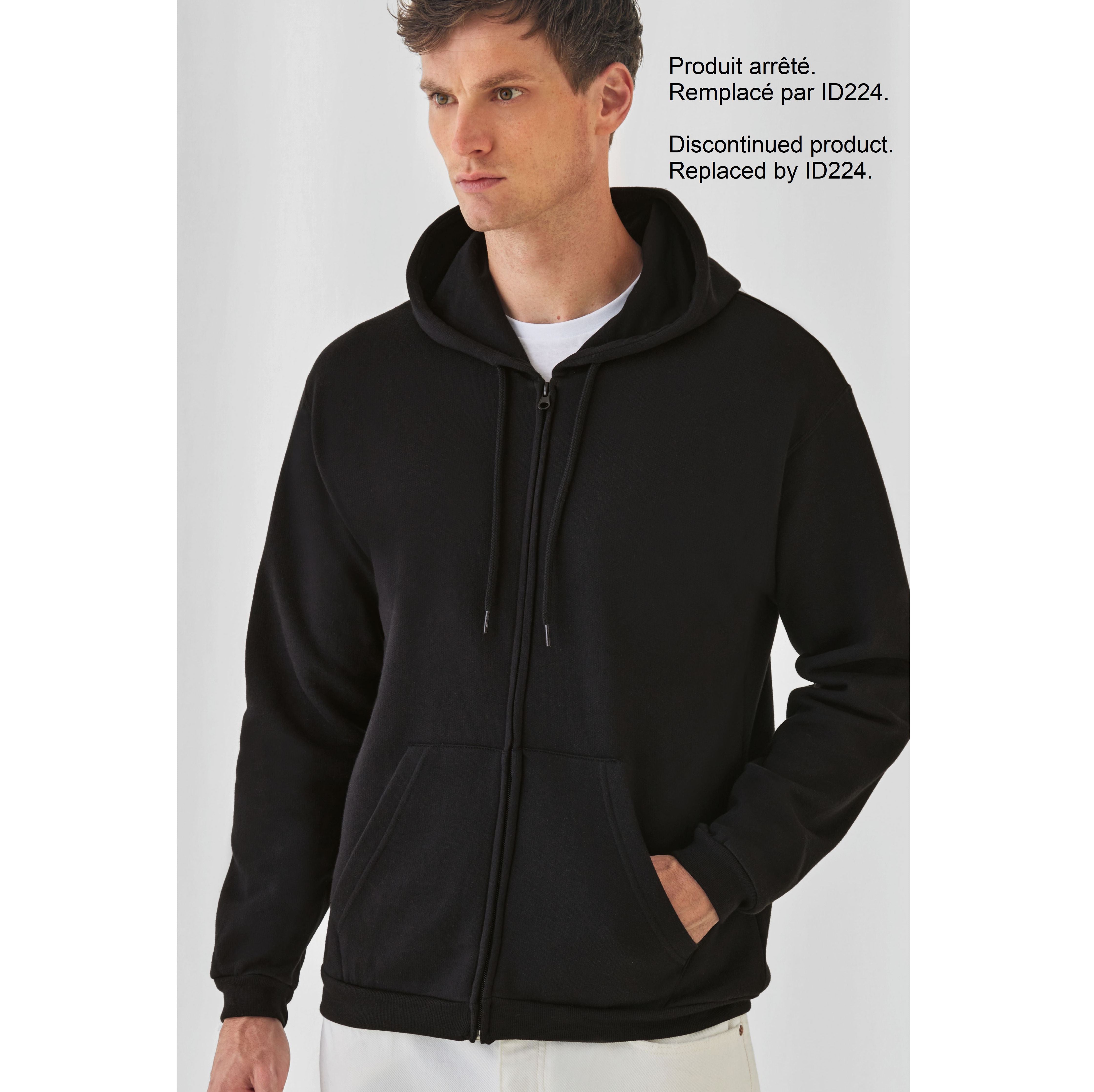 Sweat ID.205 grand zip capuche - B&C - #ID205
