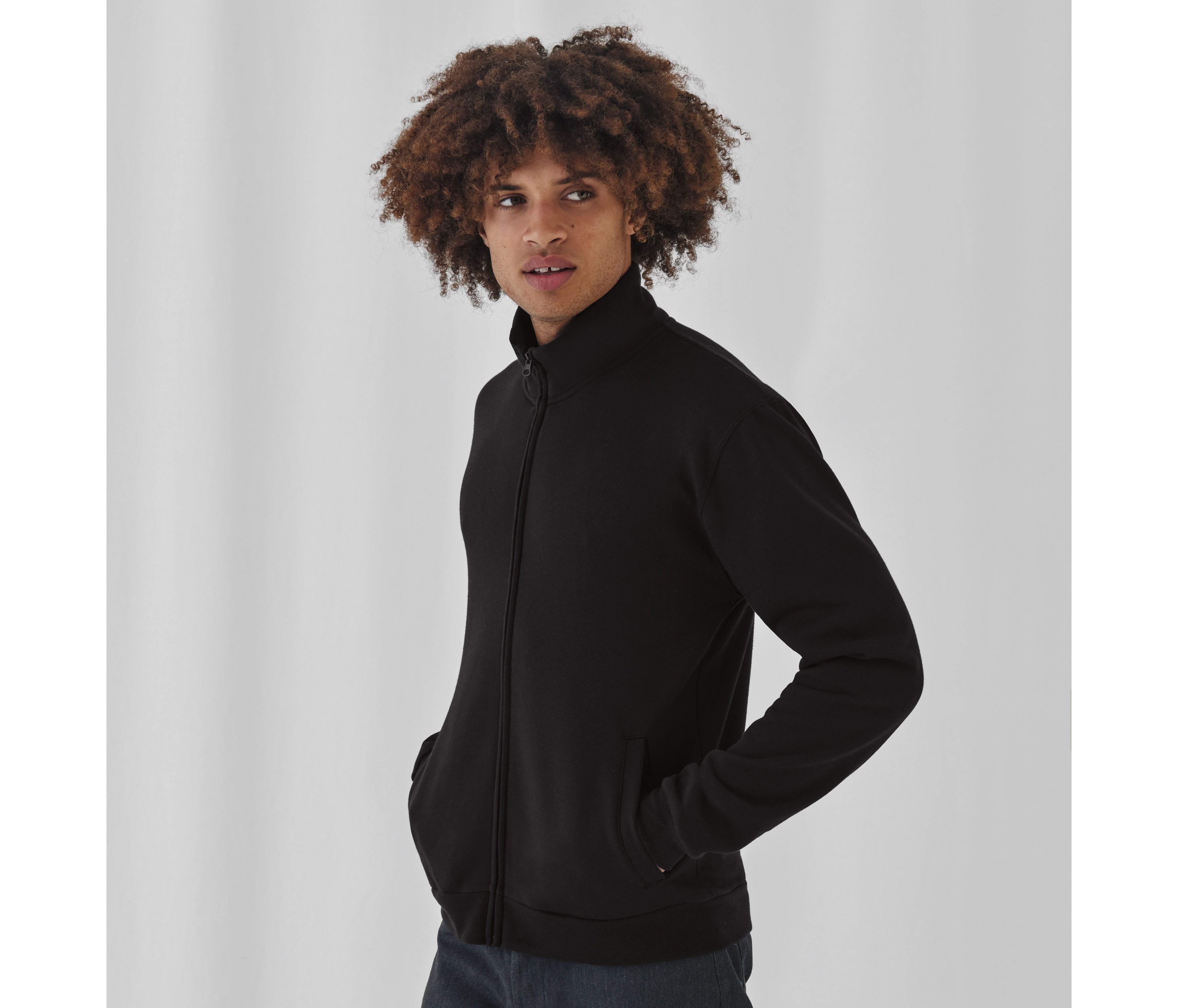 Sweat ID.206 grand zip - B&C - #ID206