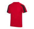 FIRE RED/JET BLACK