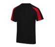 JET BLACK/FIRE RED