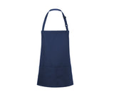 Tablier à bavette court avec boucle et poche - KARLOWSKY - #KYBLS6
