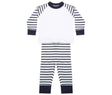 NAVY STRIPE/WHITE