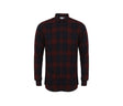 BURGUNDY/CHECK
